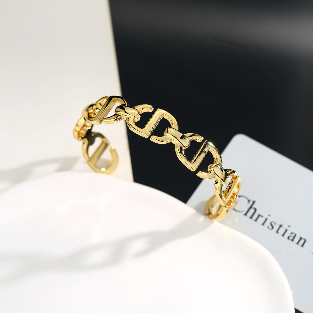 Dior CD New bracelet gold-tone metal 17cm