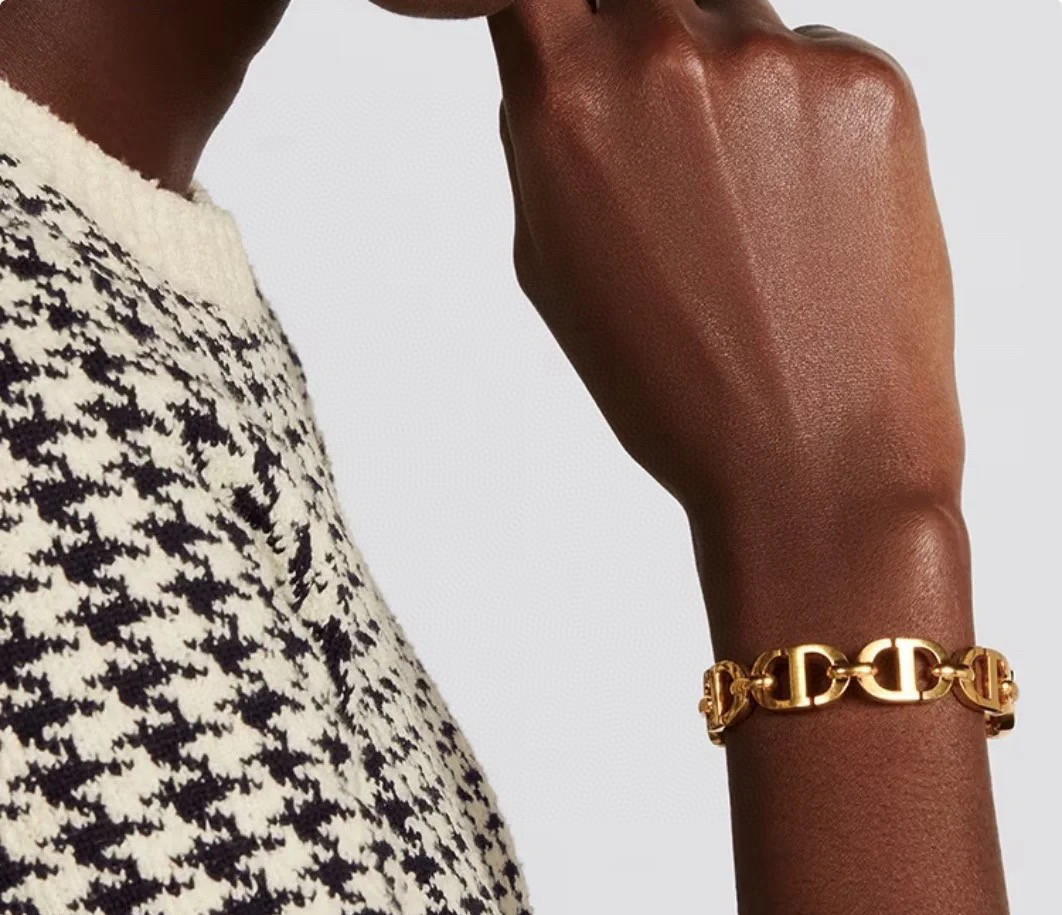 Dior CD New bracelet gold-tone metal 17cm