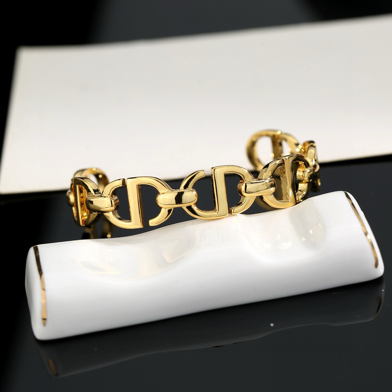 Dior CD Navy bracelet gold-tone metal 17cm