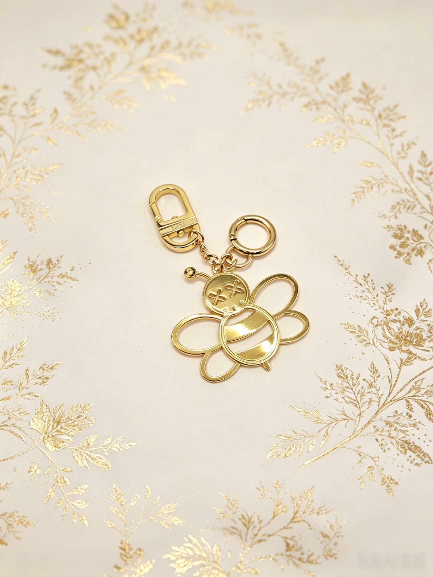 Dior Kaws Bee Charm pendant Silver-tone metal and Gold-tone metal no gemstones One Size