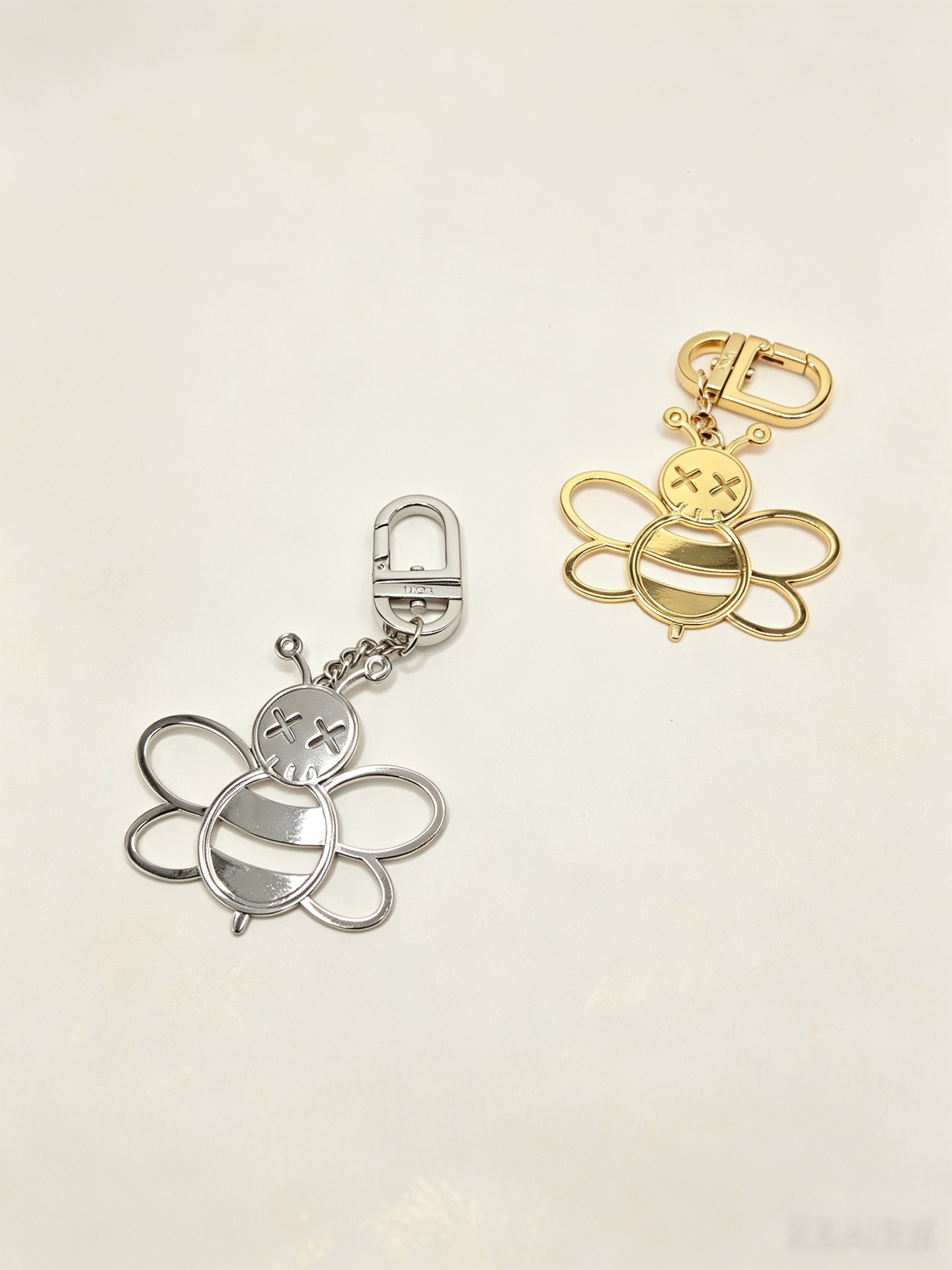 Dior Kaws Bee Charm pendant Silver-tone metal and Gold-tone metal no gemstones One Size