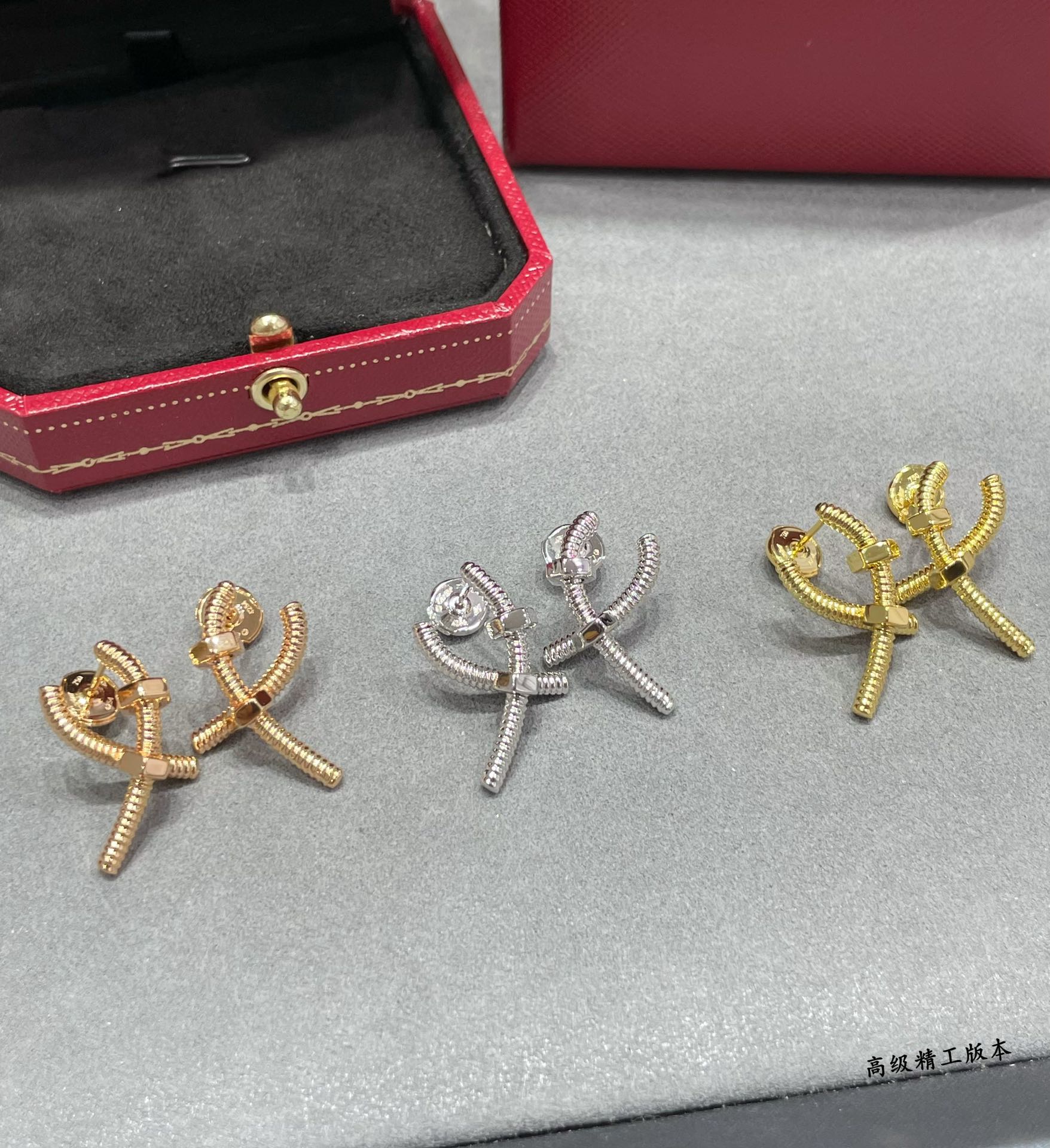 Cartier JUSTE UN CLOU earrings 18K yellow gold One Size