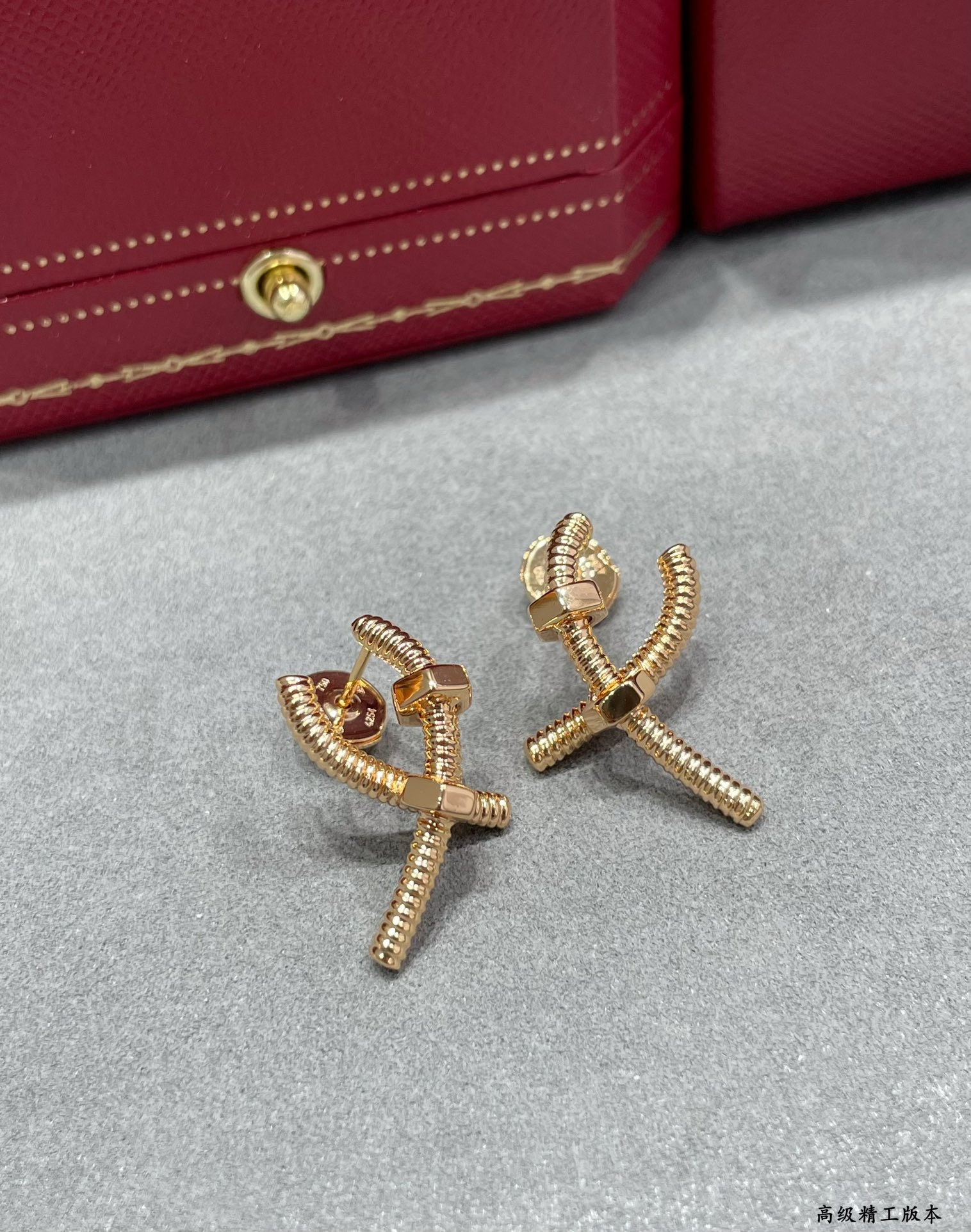 Cartier JUSTE UN CLOU earrings 18K yellow gold One Size