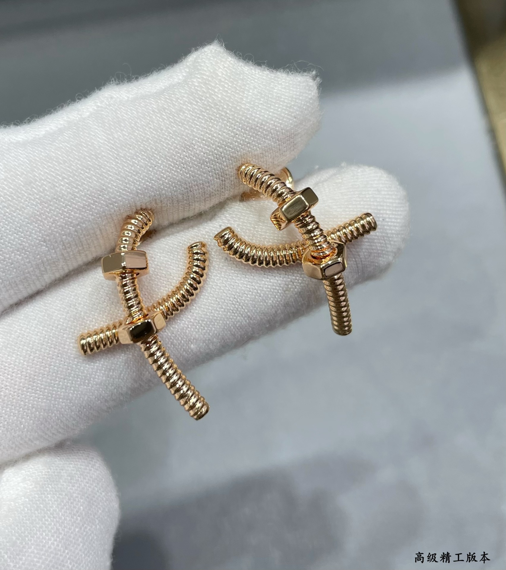 Cartier JUSTE UN CLOU earrings 18K yellow gold One Size