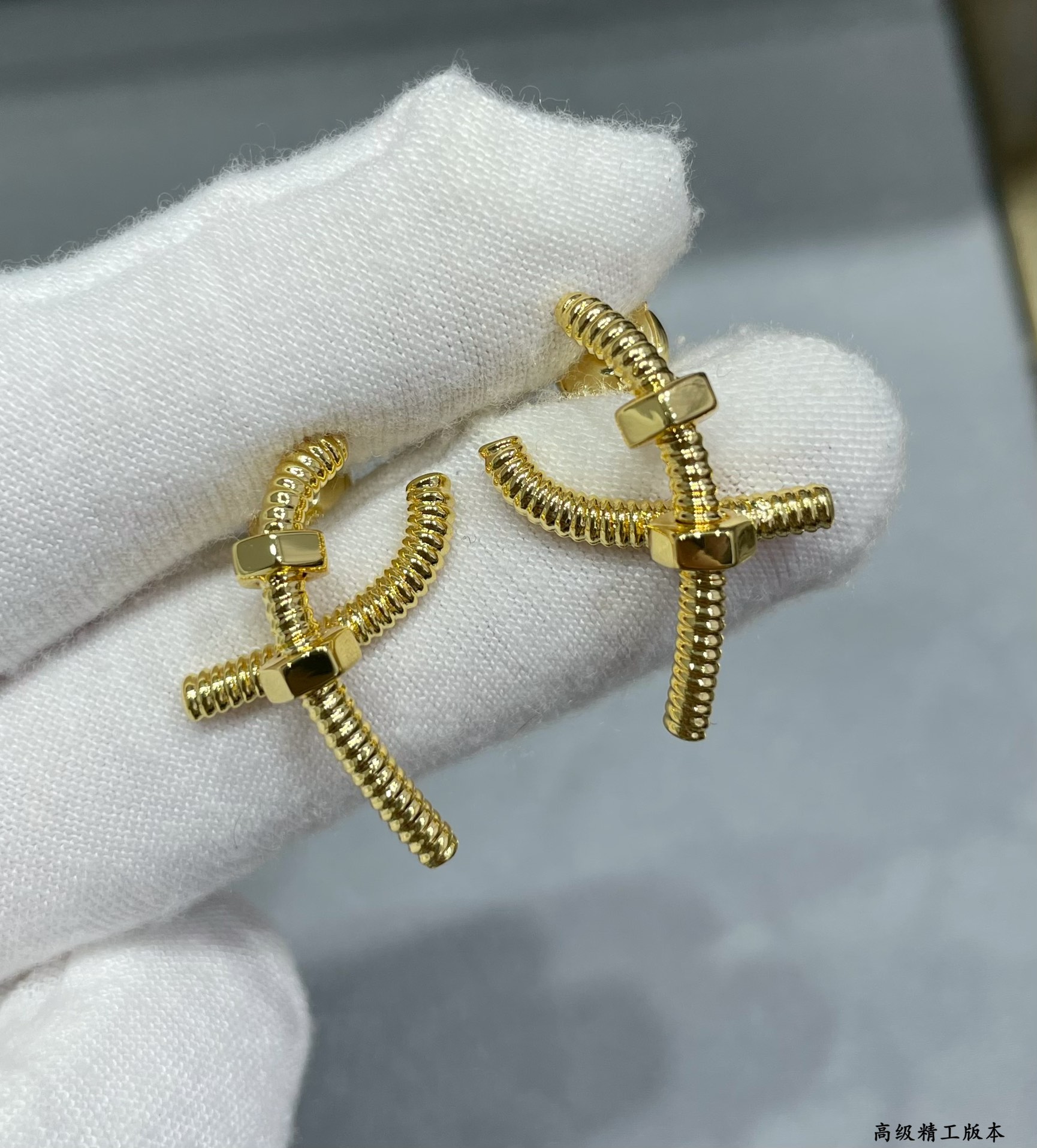 Cartier JUSTE UN CLOU earrings 18K yellow gold One Size