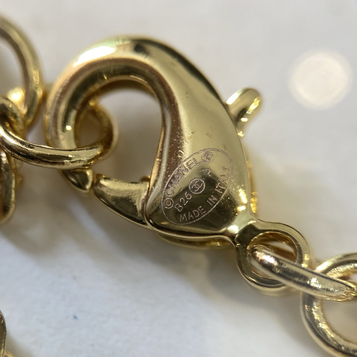 Chanel CC Star Pendant Necklace necklace Gold-tone metal navy blue enamel clear crystal accents 42cm with 5cm extender