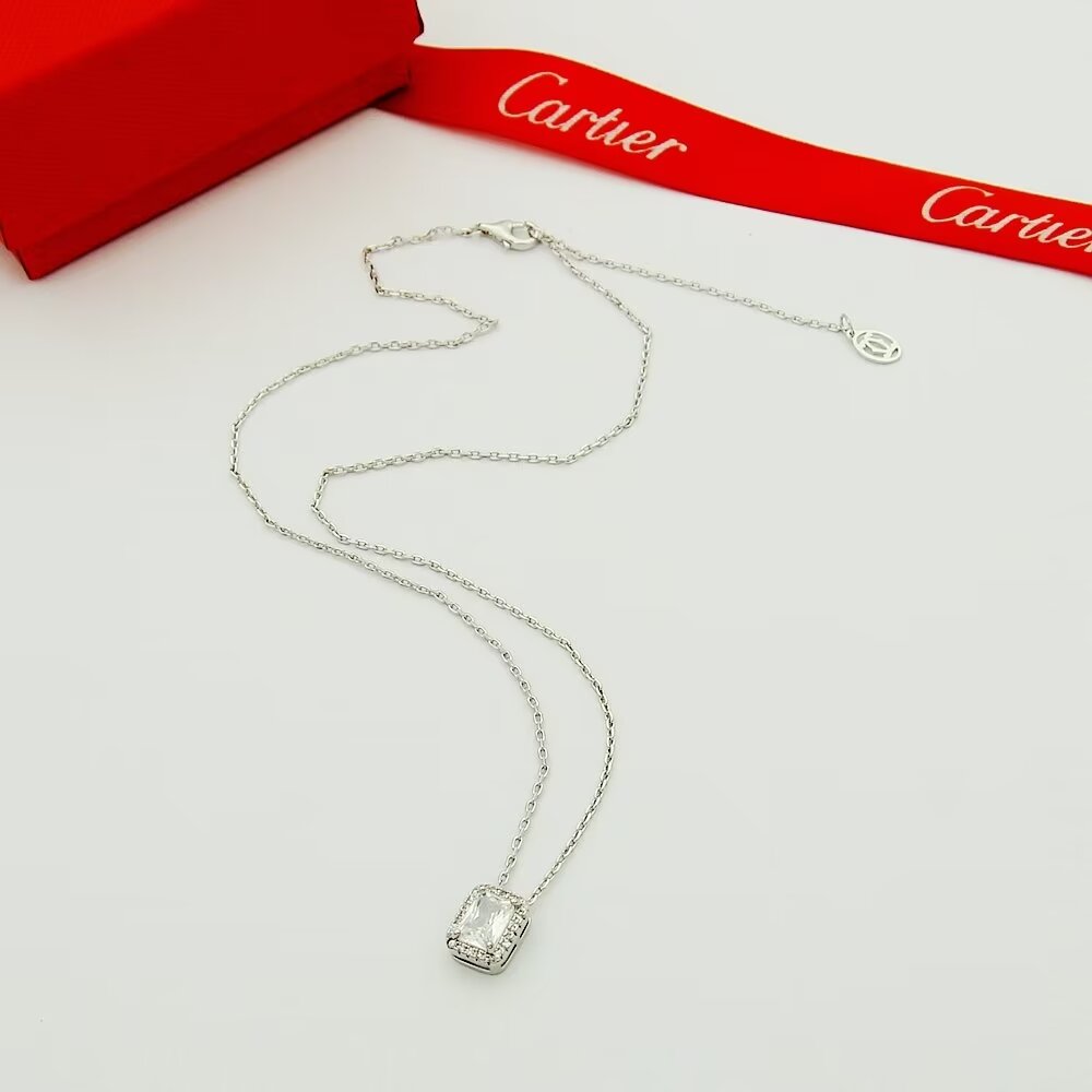 Cartier Destinee necklace Yellow gold clear diamond 42cm