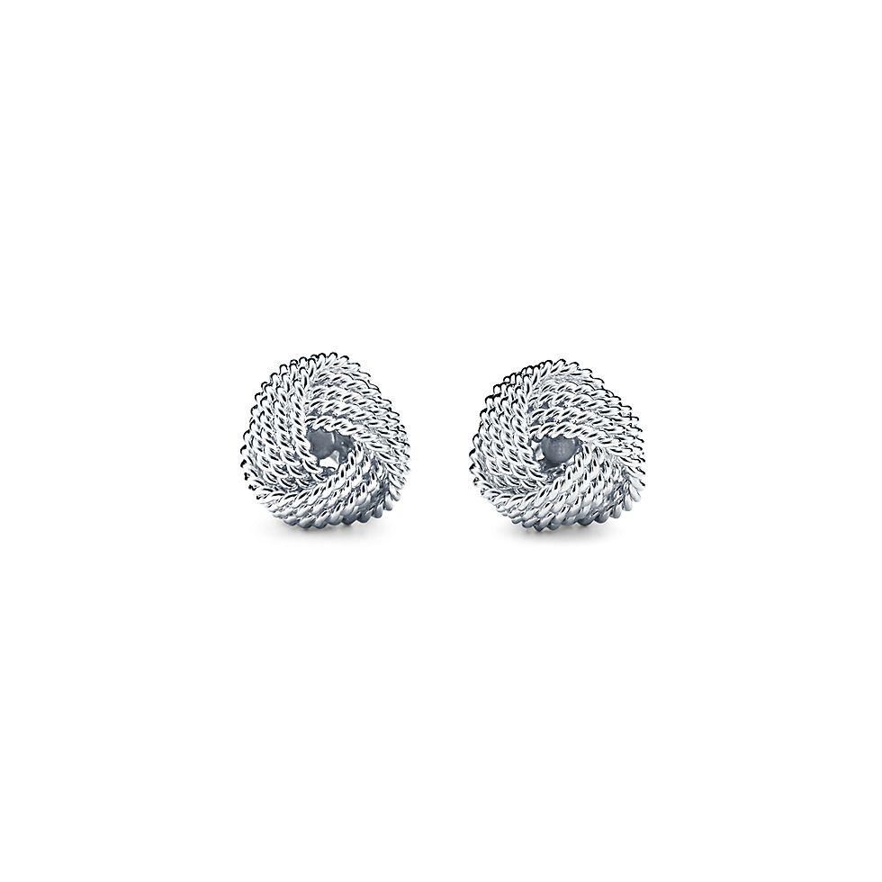 Tiffany Co Tiffany Twist earrings 18k yellow gold 10mm stud diameter