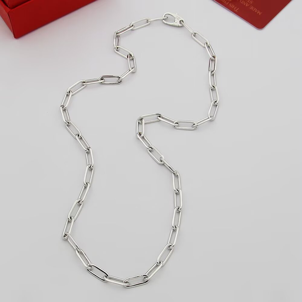 Cartier Santos de Cartier Chain Necklace necklace 18k yellow gold no gemstones 45cm