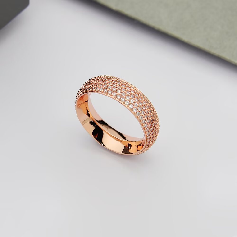 Messika Divine Enigma ring White gold yellow gold rose gold with pave white diamonds 6 7 8 9