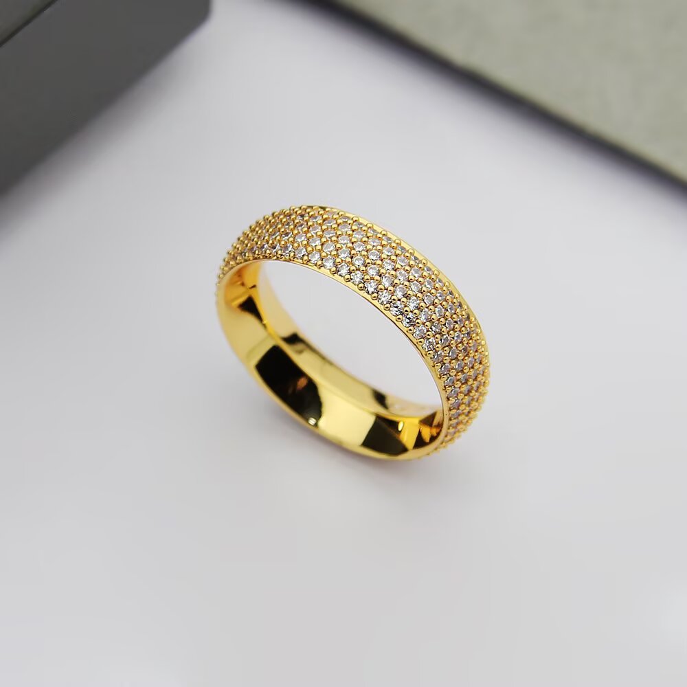 Messika Divine Enigma ring White gold yellow gold rose gold with pave white diamonds 6 7 8 9