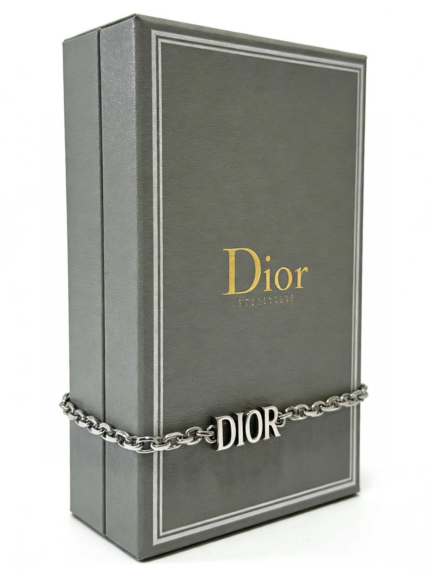 Dior Dio r evolution Logo Chain Bracelet bracelet Silver-tone metal no accent stones 19cm