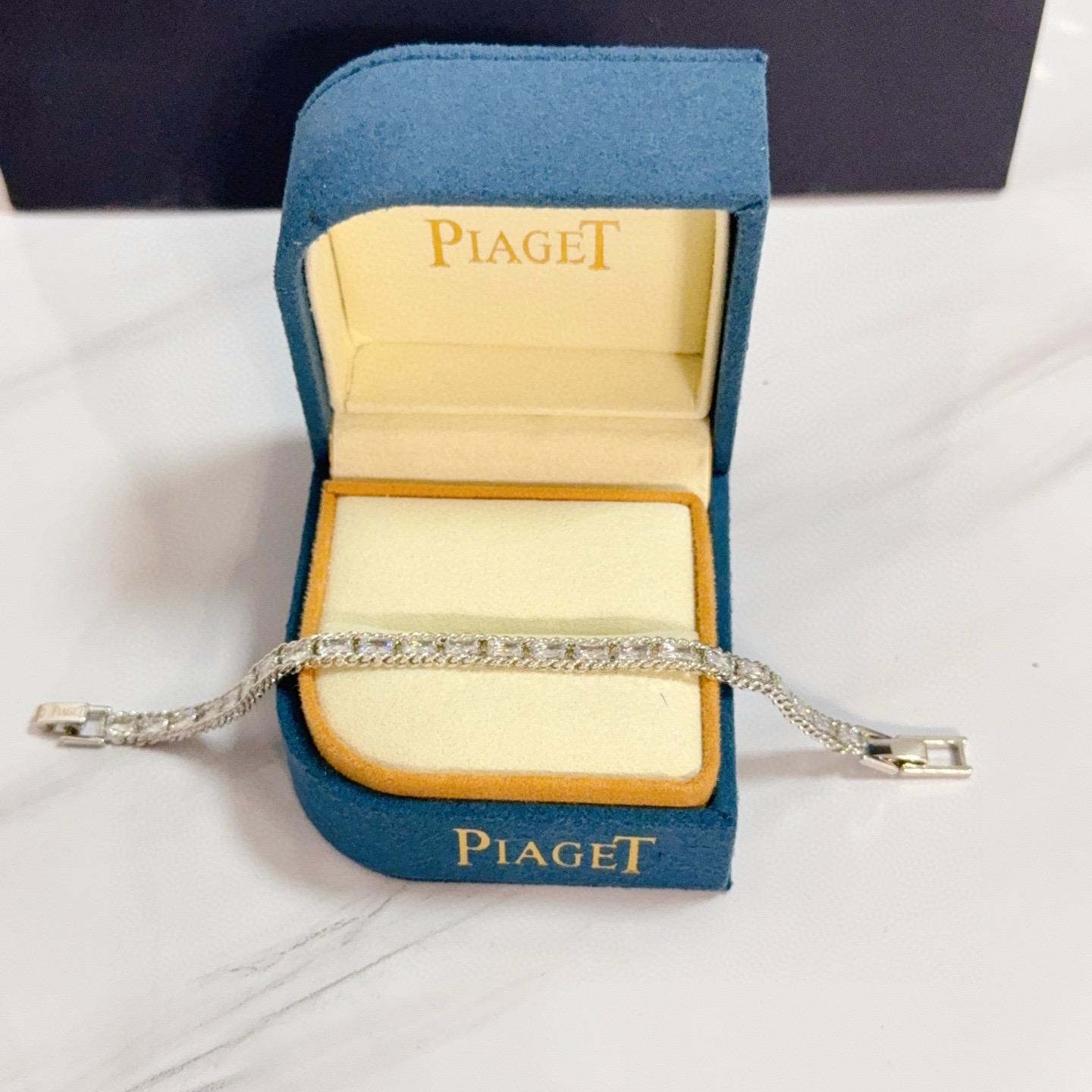 Piaget Diamond Line Bracelet bracelet 18k white gold clear diamond 17cm