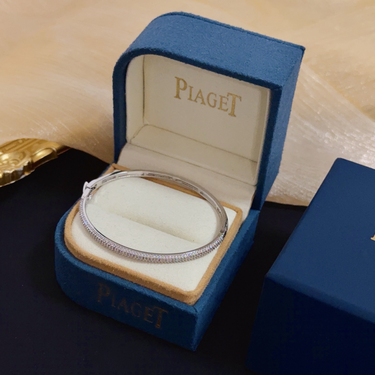Piaget Possession bracelet 18k white gold clear diamond 17cm