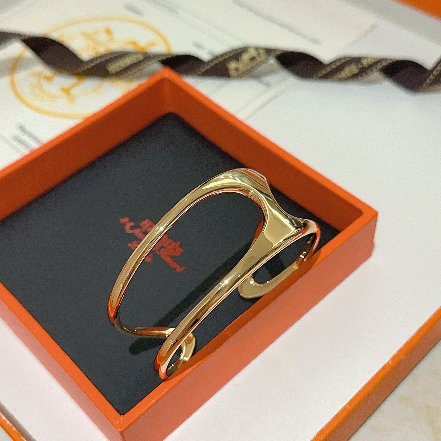 Pulsera Hermes Chaine d Ancre Punk oro rosa de 18k 17cm