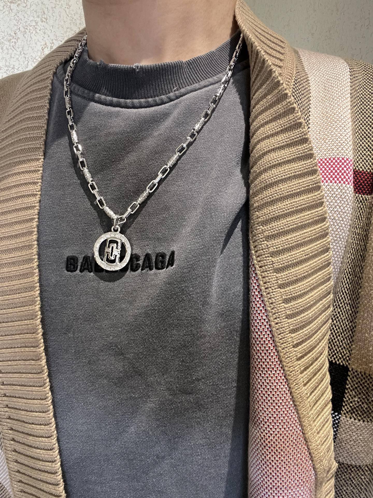 Bvlgari Bvlgari Bvlgari necklace silver-toned metal 50cm