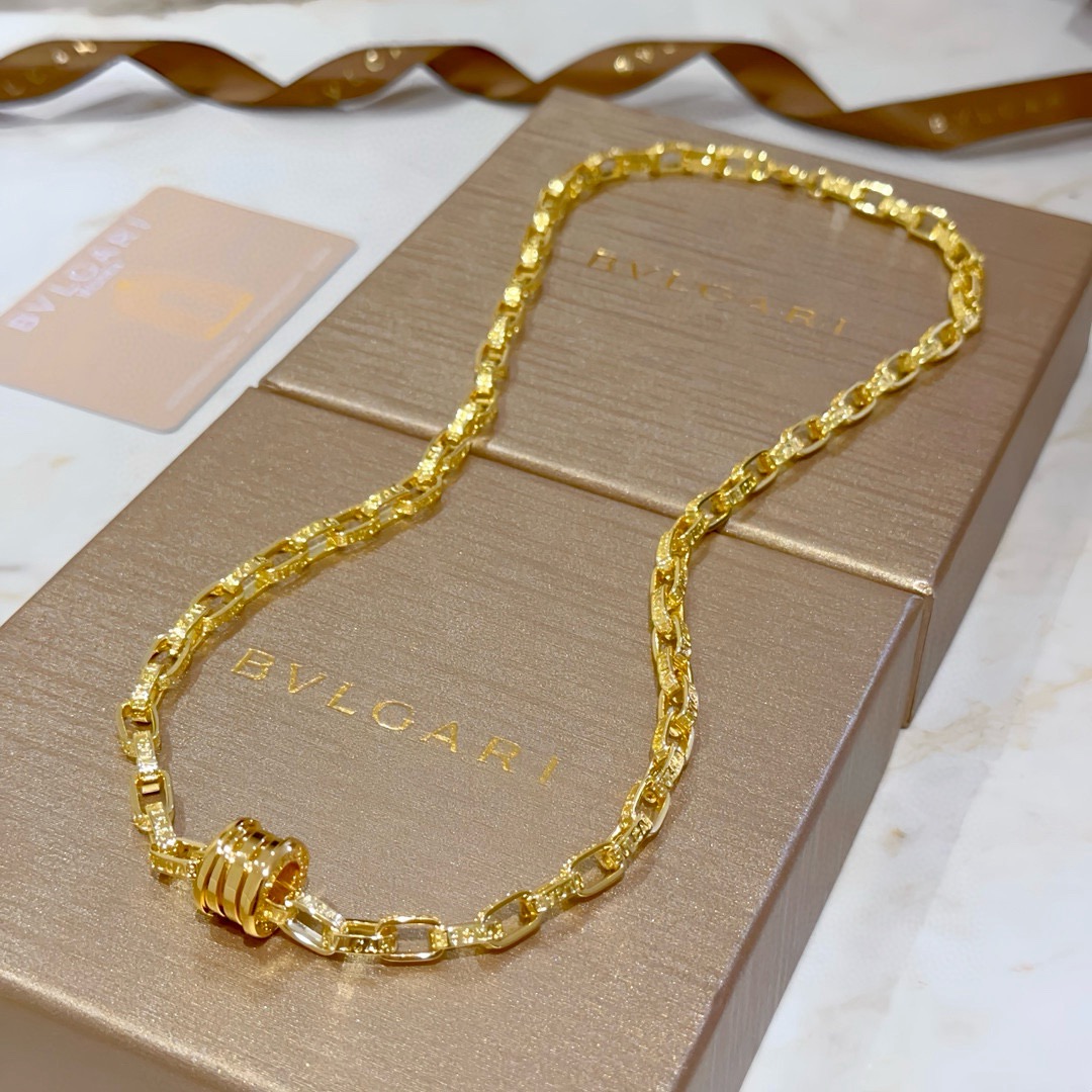 Bvlgari B zero1 necklace 18k yellow gold 45cm