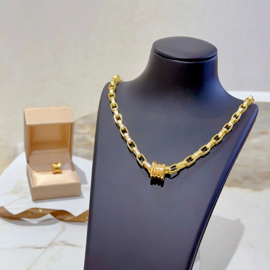 Bvlgari B zero1 necklace 18k yellow gold 45cm