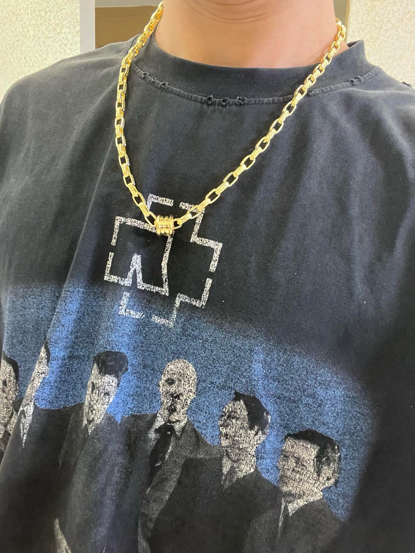 Bvlgari B zero1 necklace 18k yellow gold 45cm