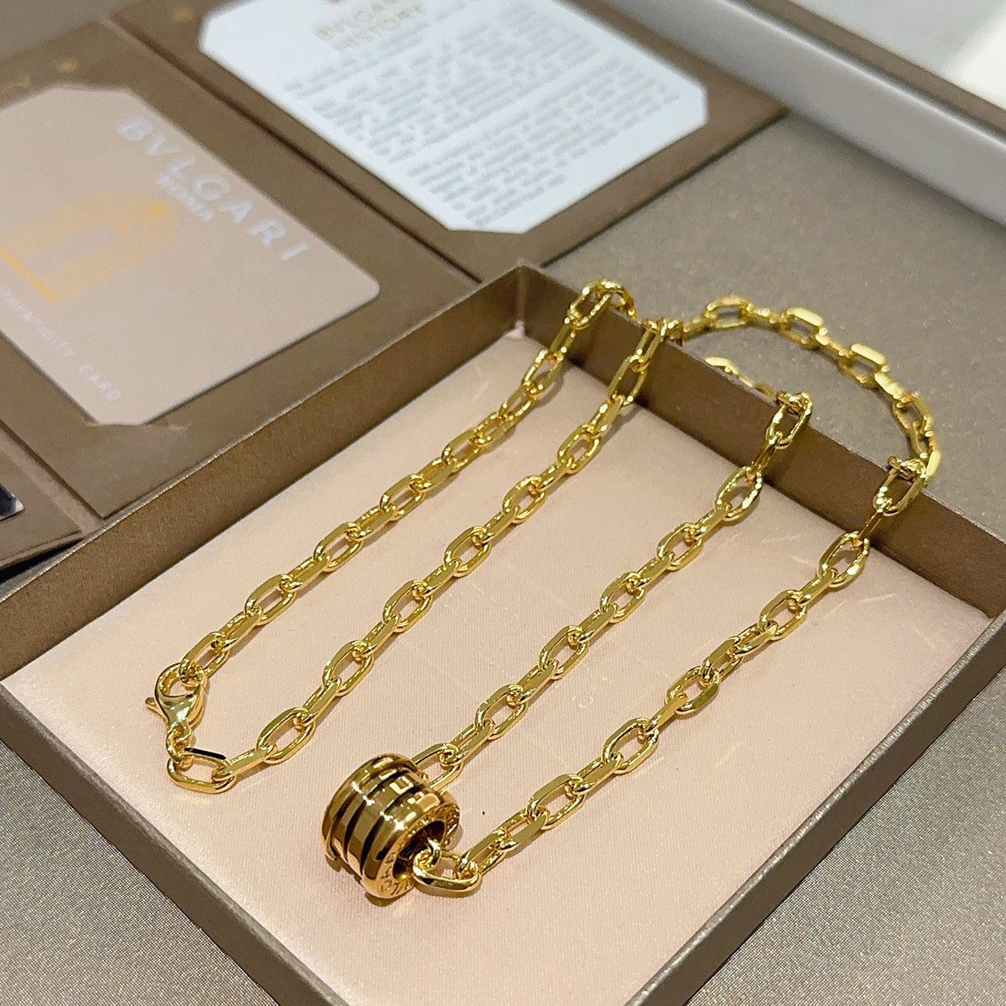 Bvlgari B zero1 necklace Yellow Gold 50cm