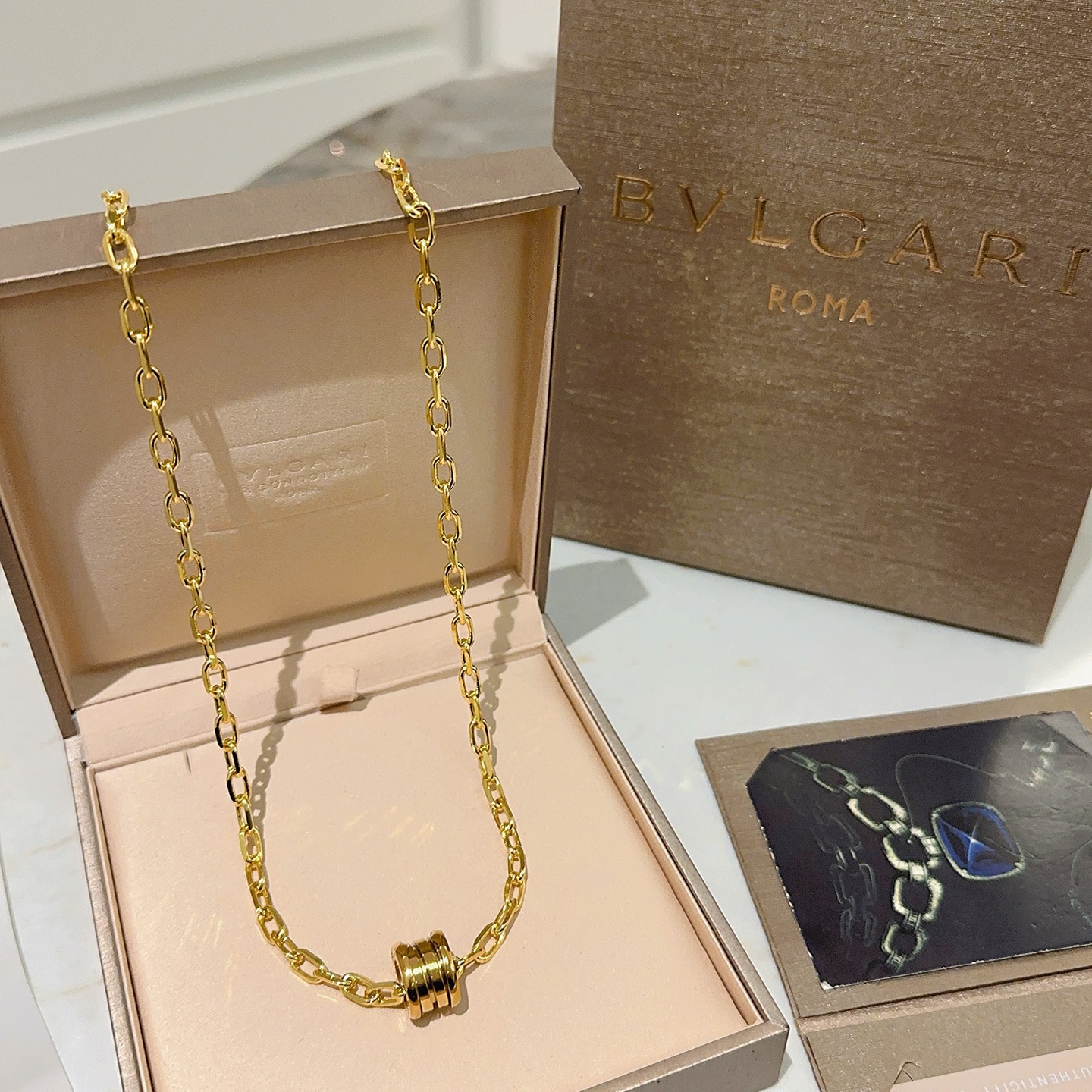 Bvlgari B zero1 necklace Yellow Gold 50cm