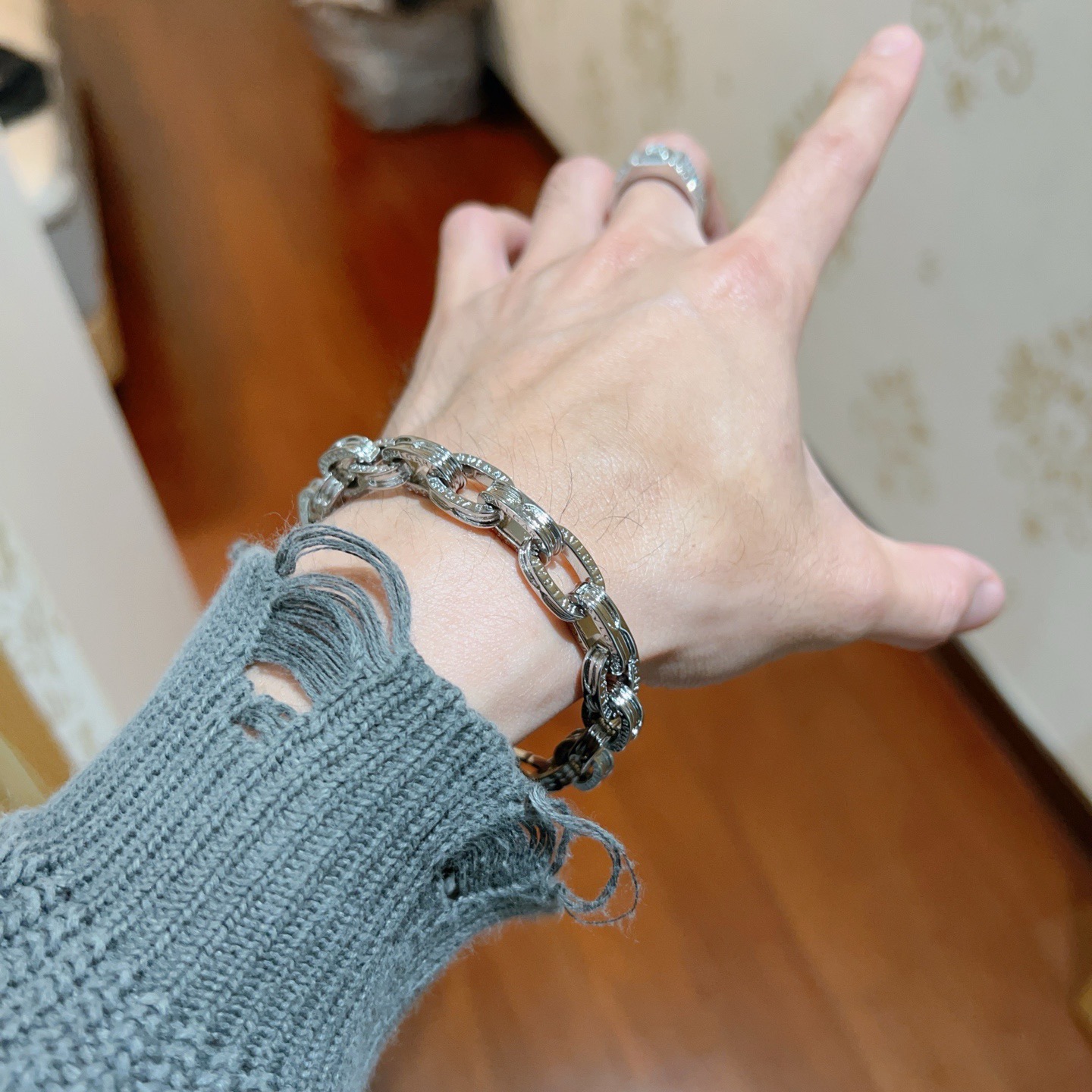 Bvlgari History bracelet Two-tone silver and gold metal 20