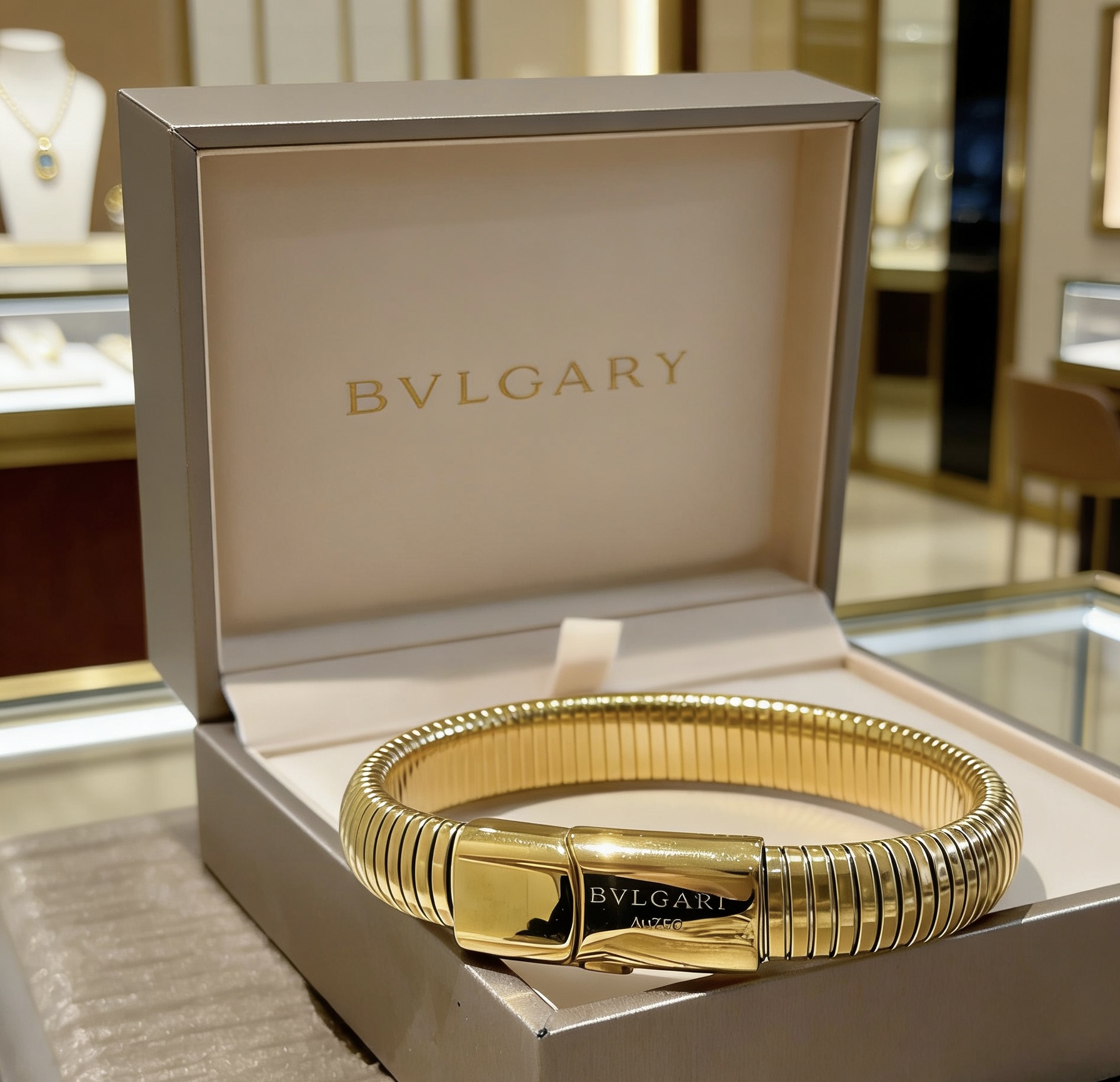 Bvlgari Serpenti Tubogas bracelet 18K yellow gold no gemstones 17cm