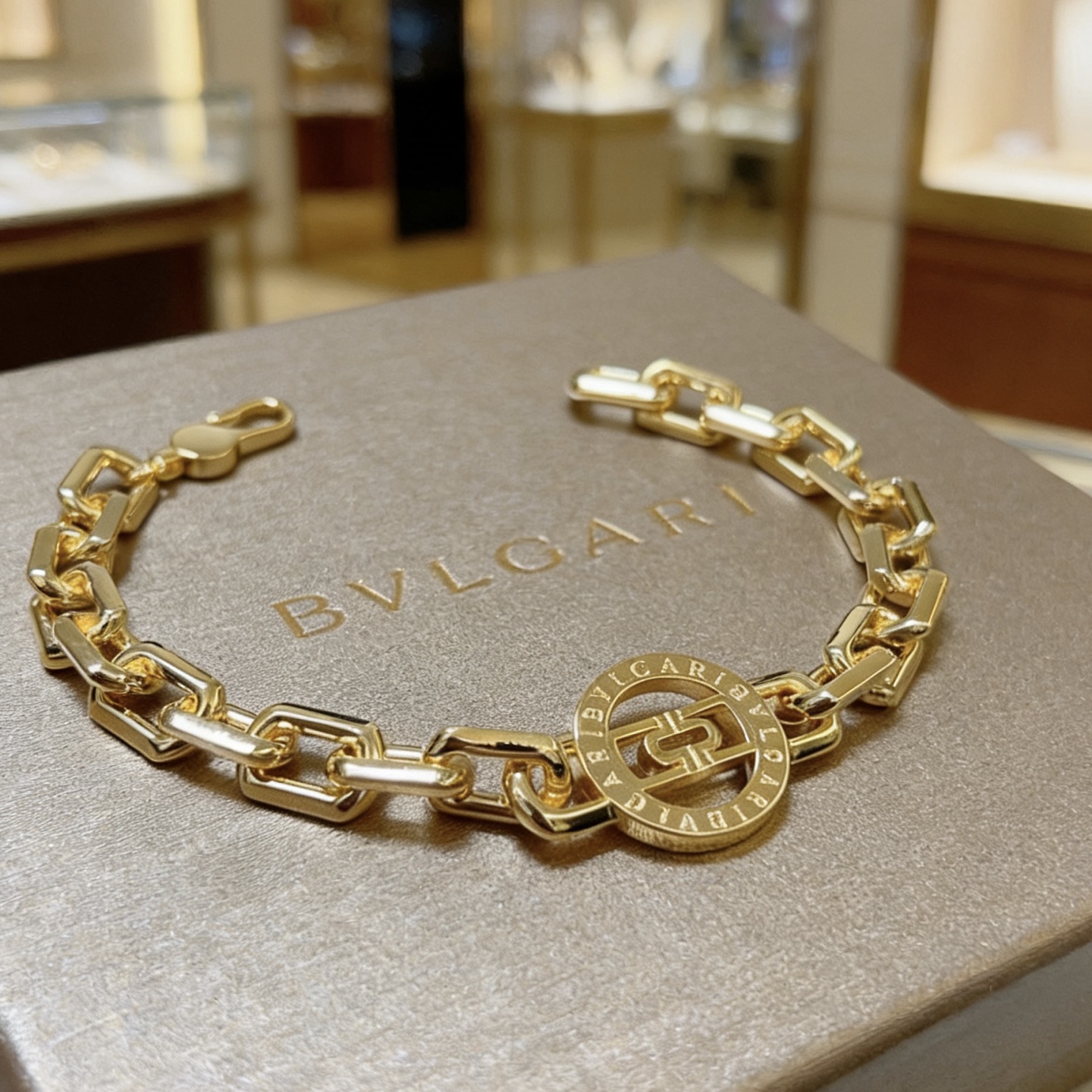 Bvlgari BVLGARI BVLGARI bracelet 18k yellow gold 20