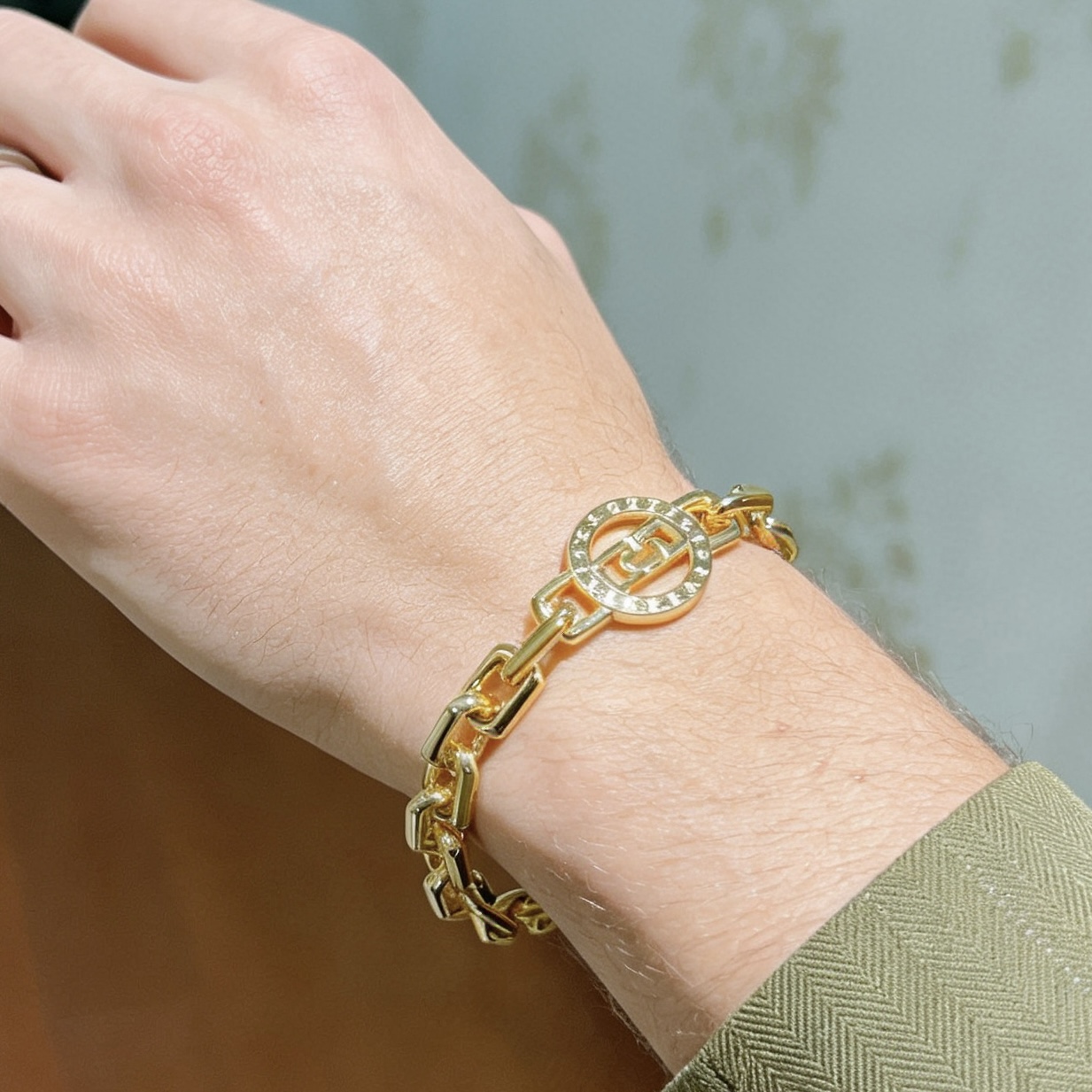 Bvlgari BVLGARI BVLGARI bracelet 18k yellow gold 20