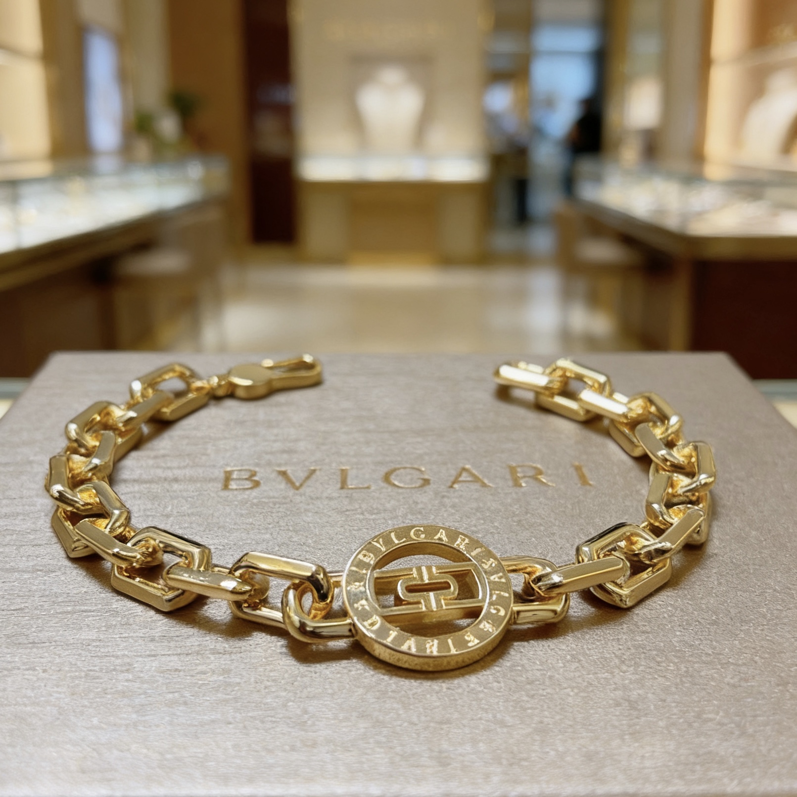Bvlgari BVLGARI BVLGARI bracelet 18k yellow gold 20