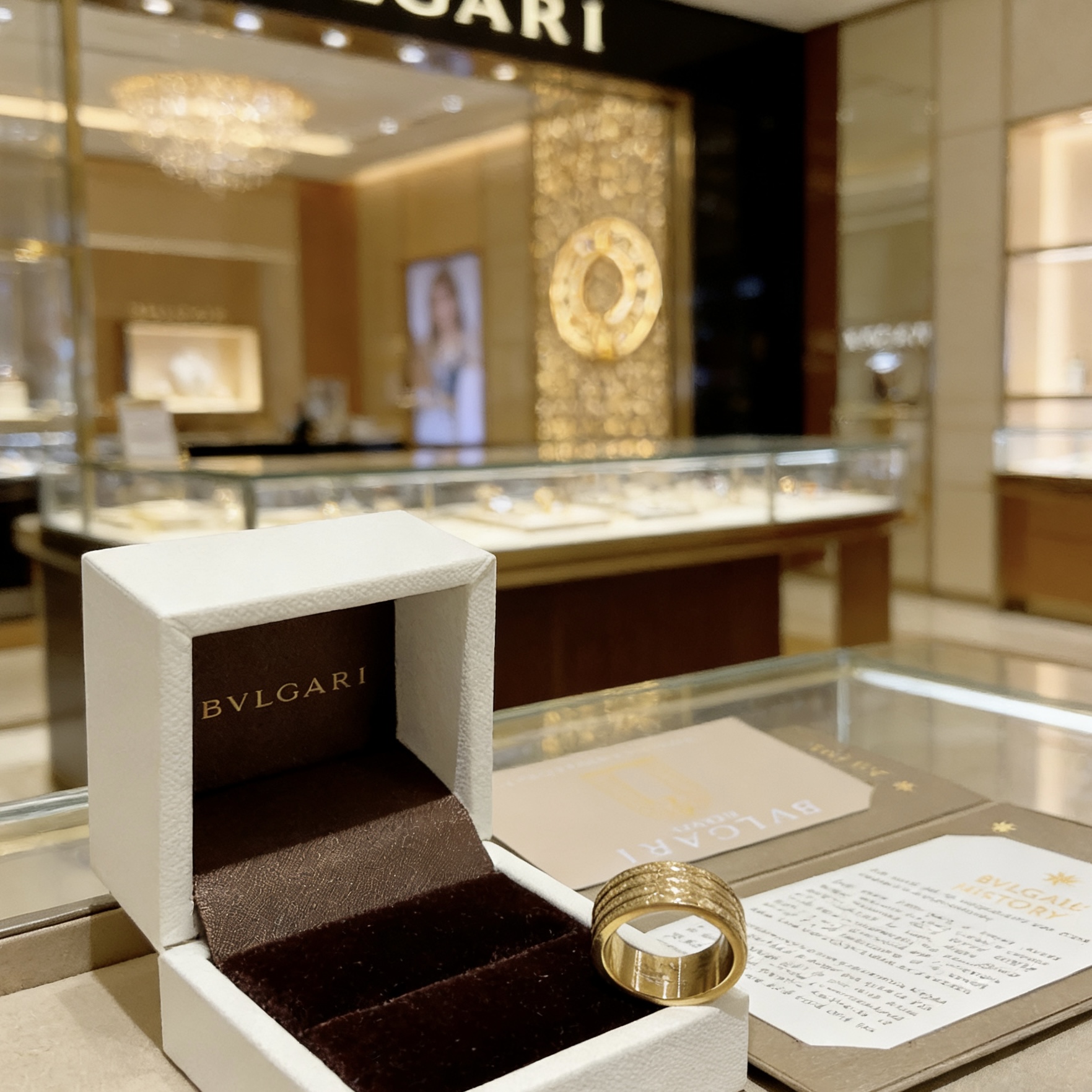 Bvlgari B zero1 ring 18k yellow gold 10