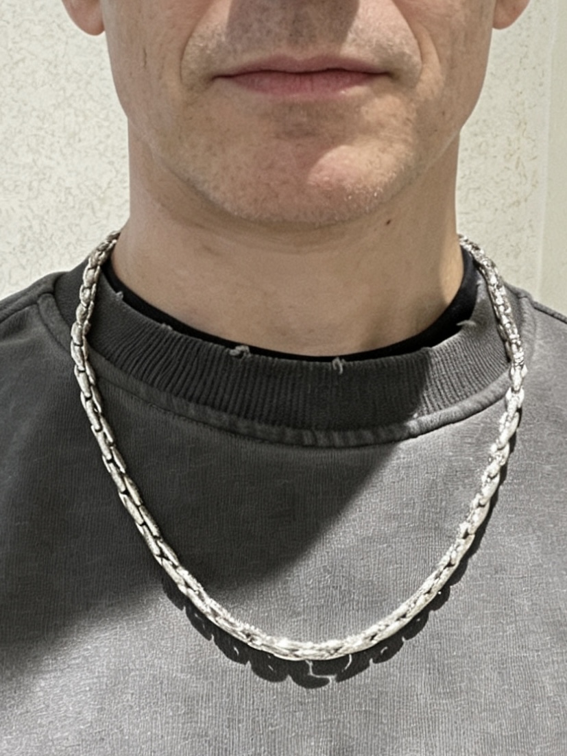 Bvlgari Bvlgari Bvlgari necklace silver-toned 18K white gold no accent stones 50cm
