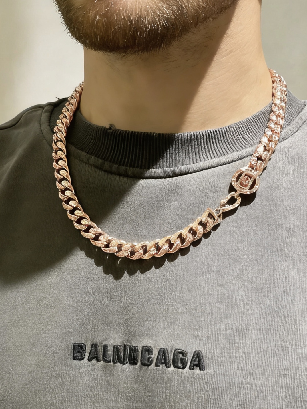 Bvlgari DIVAS DREAM necklace 18K rose gold with diamond accents 60