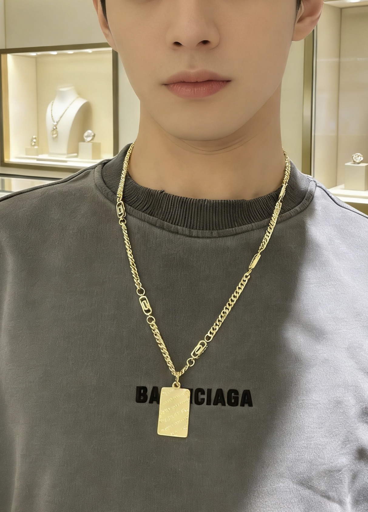 Bvlgari Bvlgari Bvlgari necklace 18K yellow gold 60cm