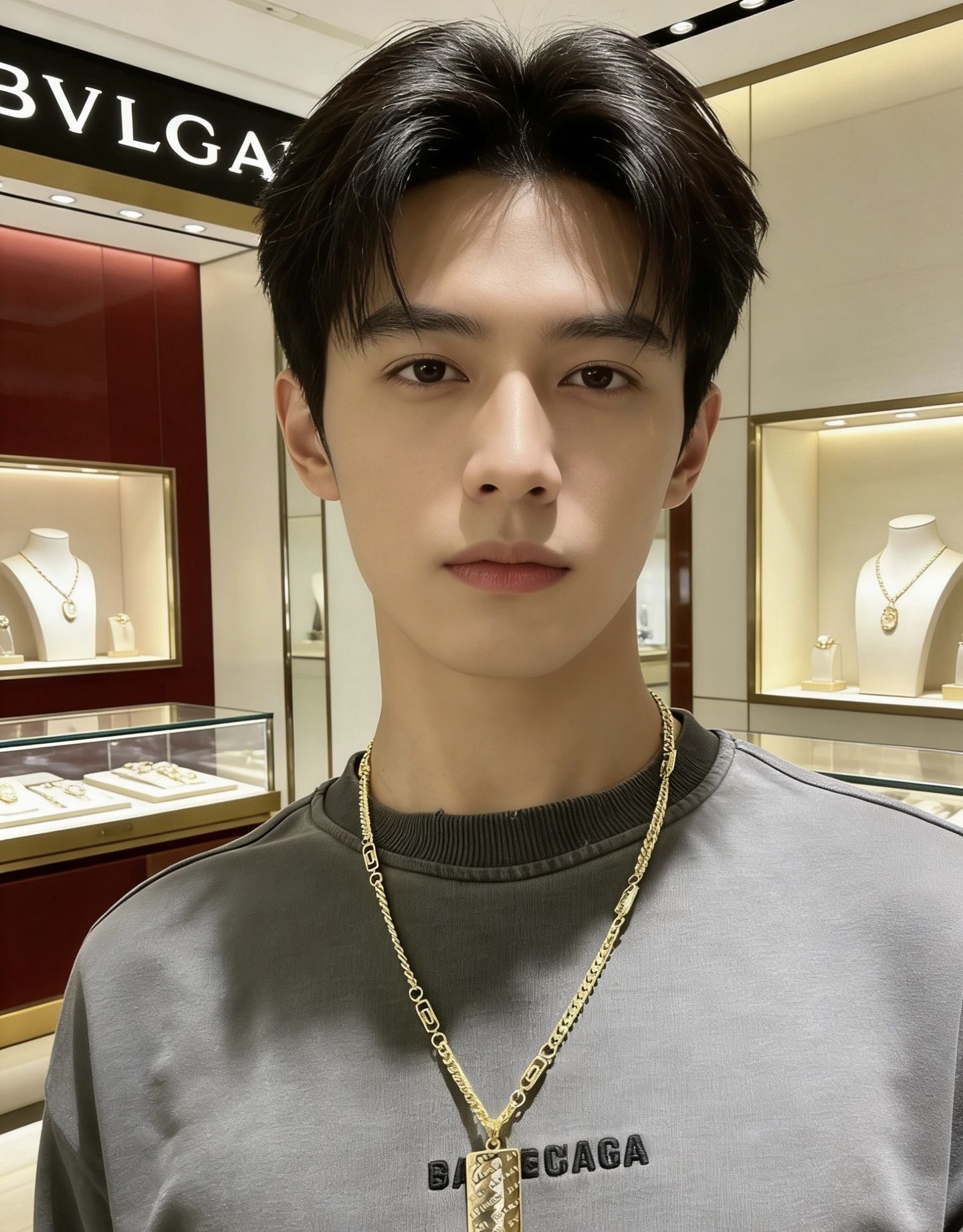 Bvlgari Bvlgari Bvlgari necklace 18K yellow gold 60cm