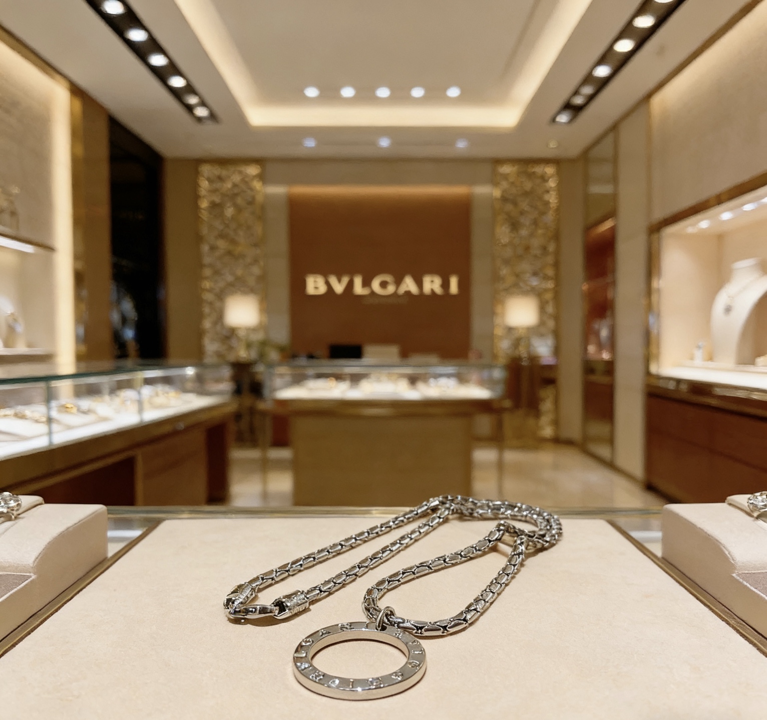 Bvlgari Bvlgari Bvlgari necklace silver-toned metal 60cm