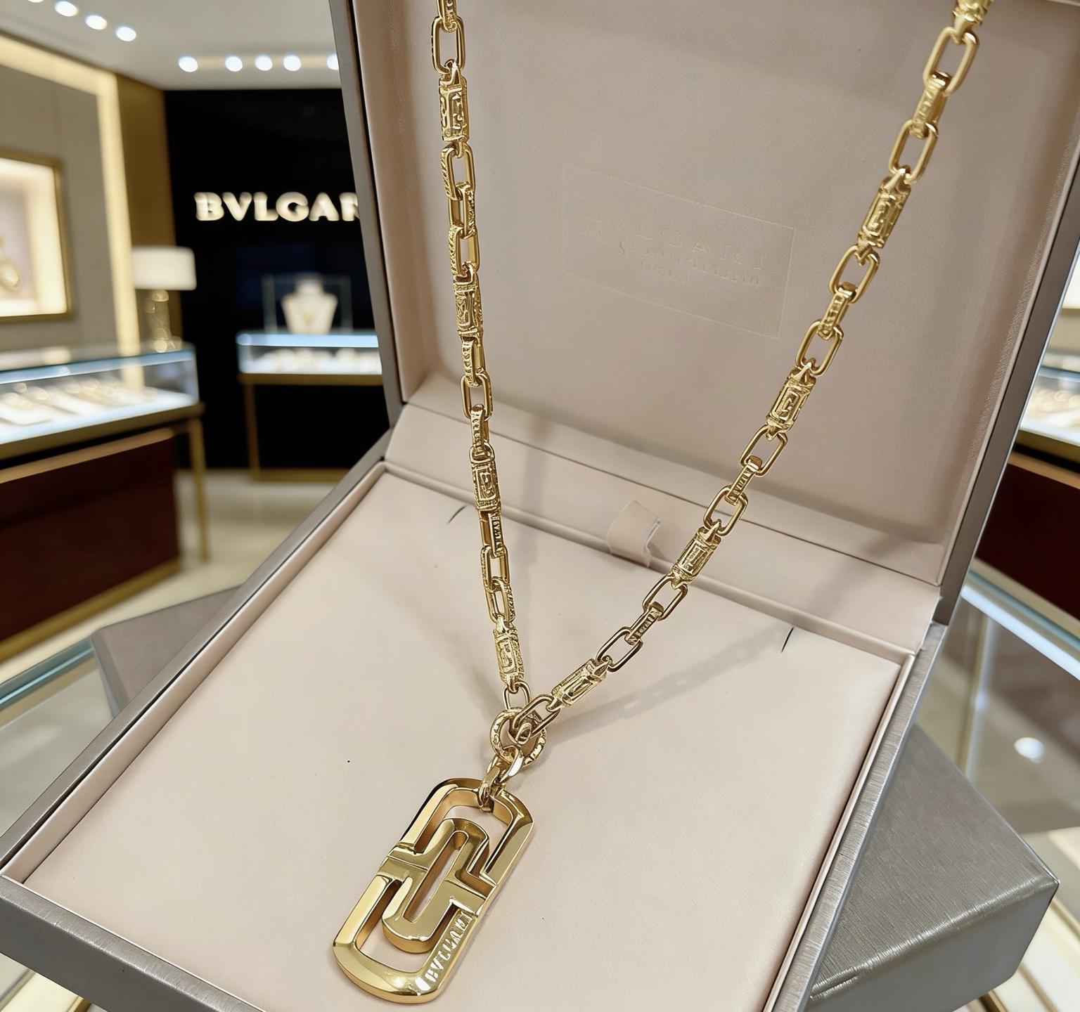 Bvlgari Parentesi necklace 18K yellow gold 60cm