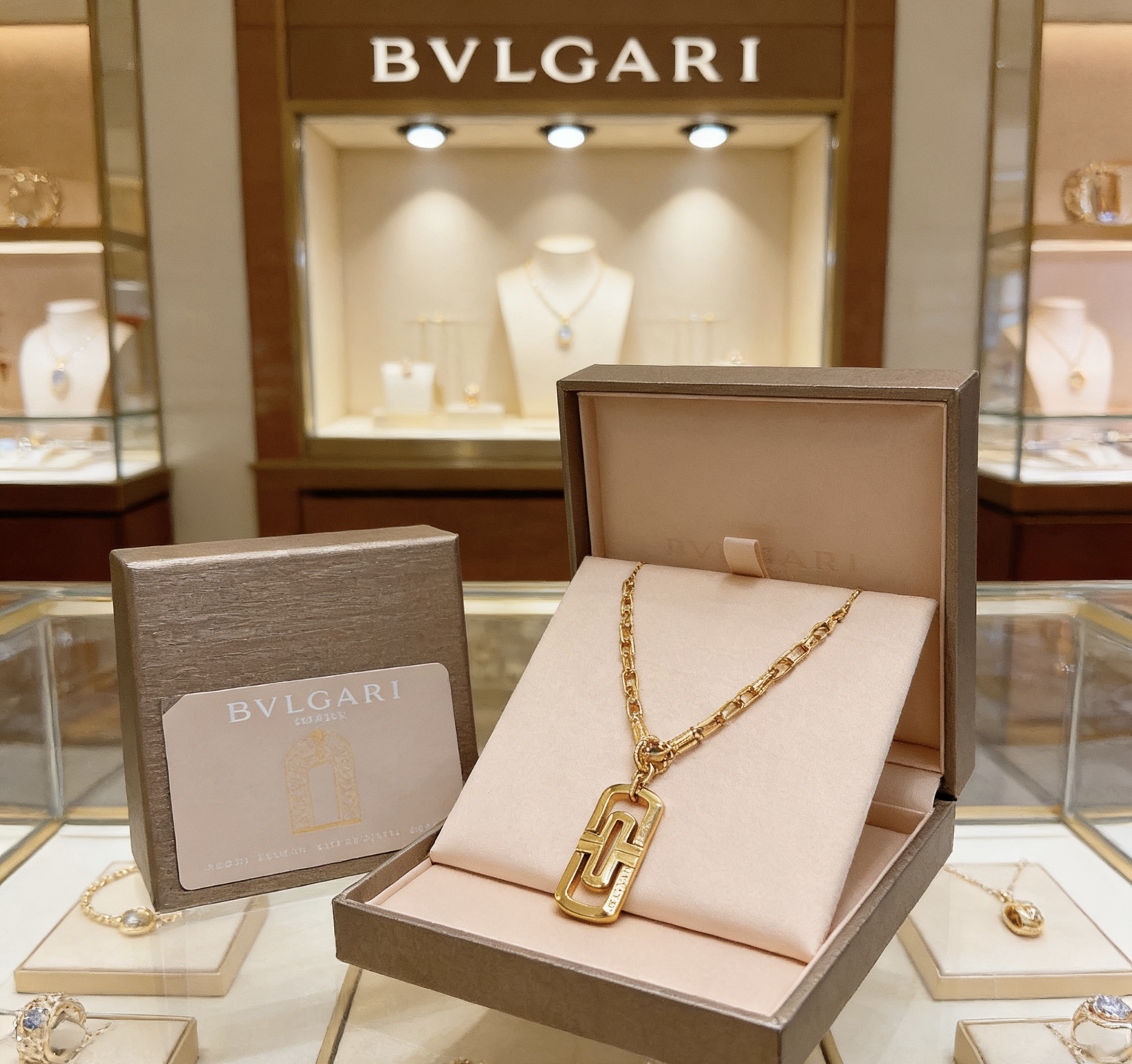 Bvlgari Parentesi necklace 18K yellow gold 60cm