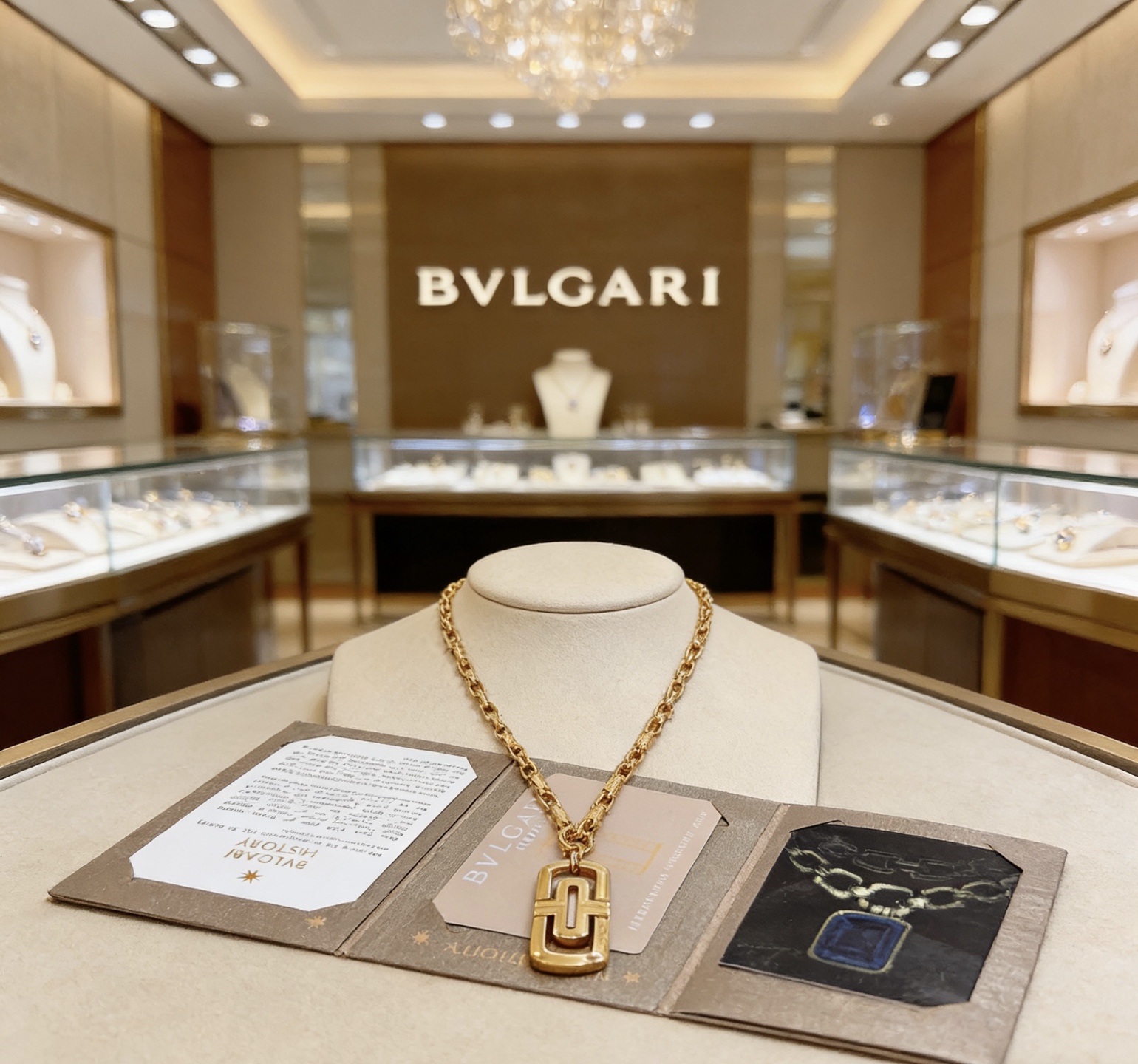 Bvlgari Parentesi necklace 18K yellow gold 60cm