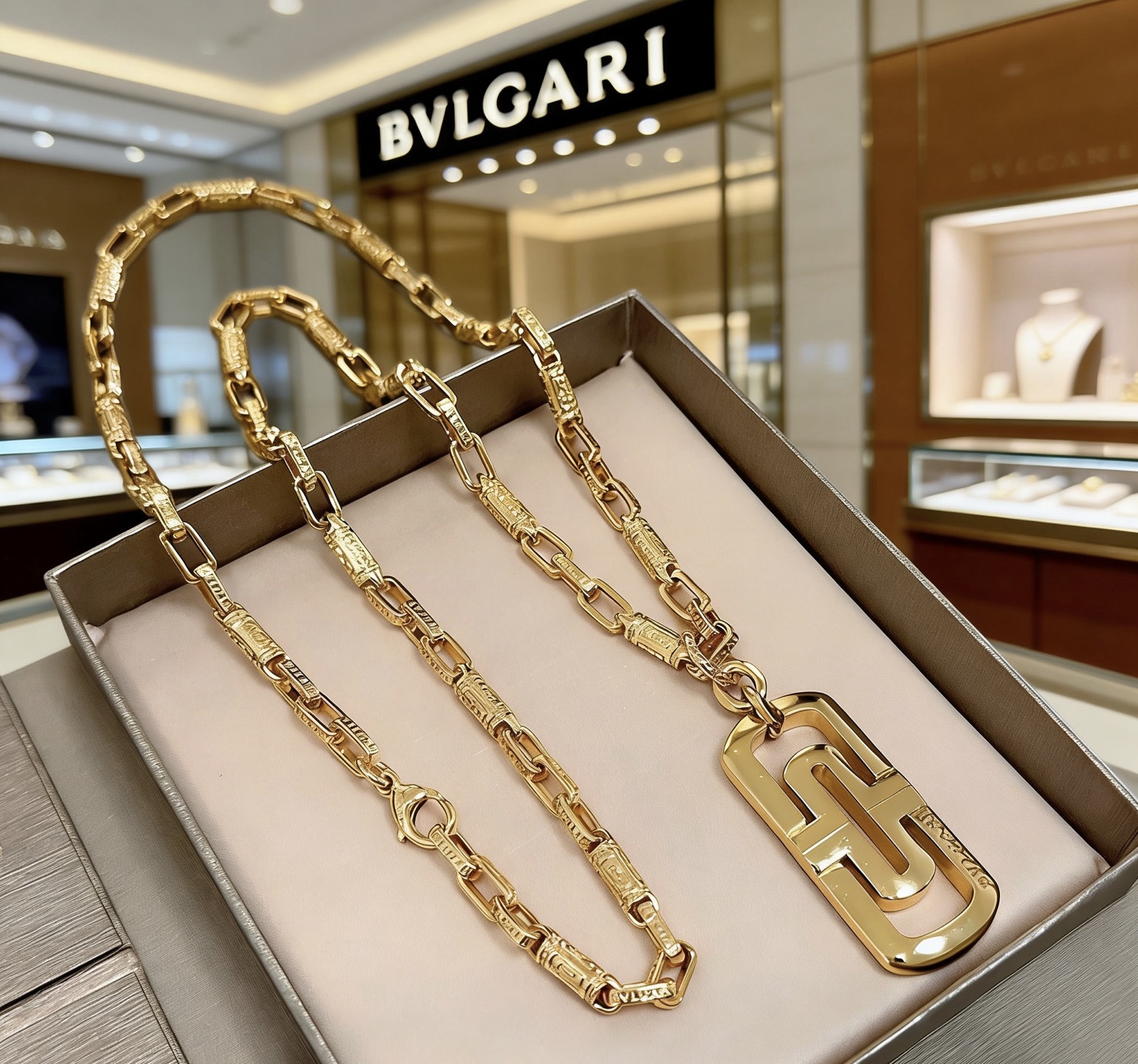 Bvlgari Parentesi necklace 18K yellow gold 60cm