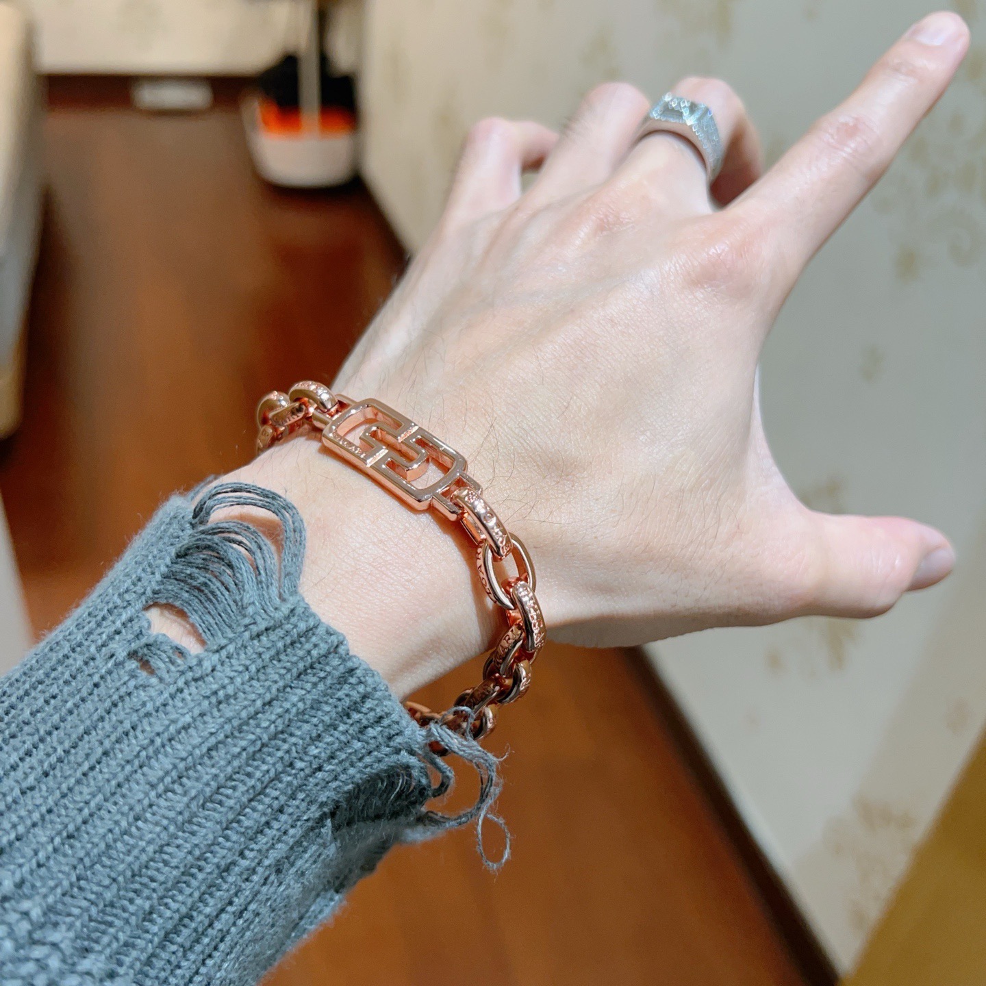 Bvlgari Parentesi bracelet Rose Gold 18