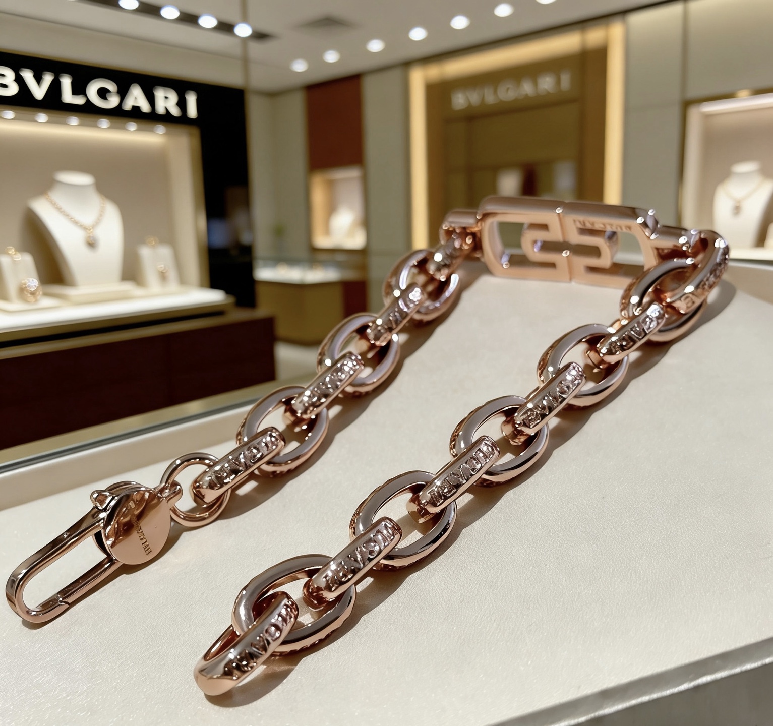 Bvlgari Parentesi bracelet Rose Gold 18