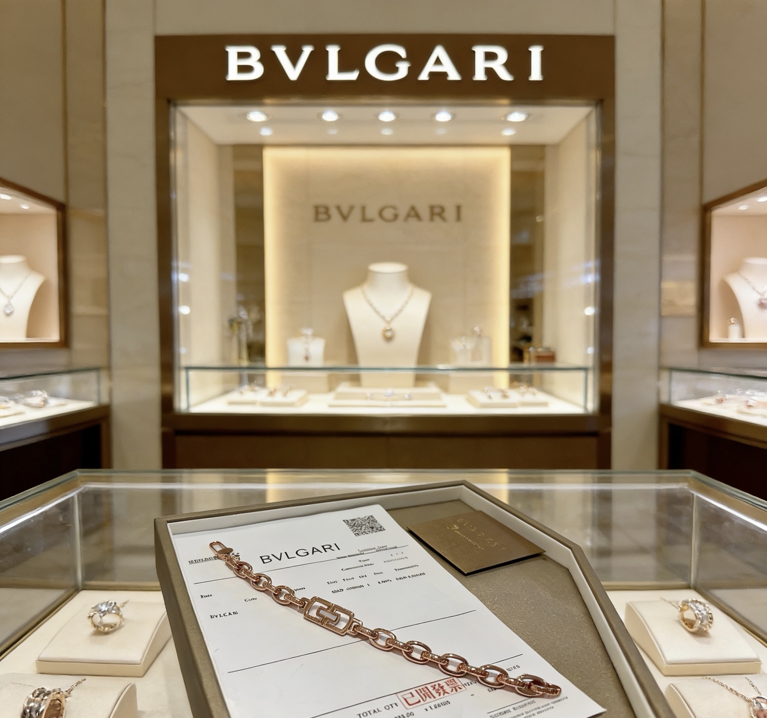 Bvlgari Parentesi bracelet Rose Gold 18