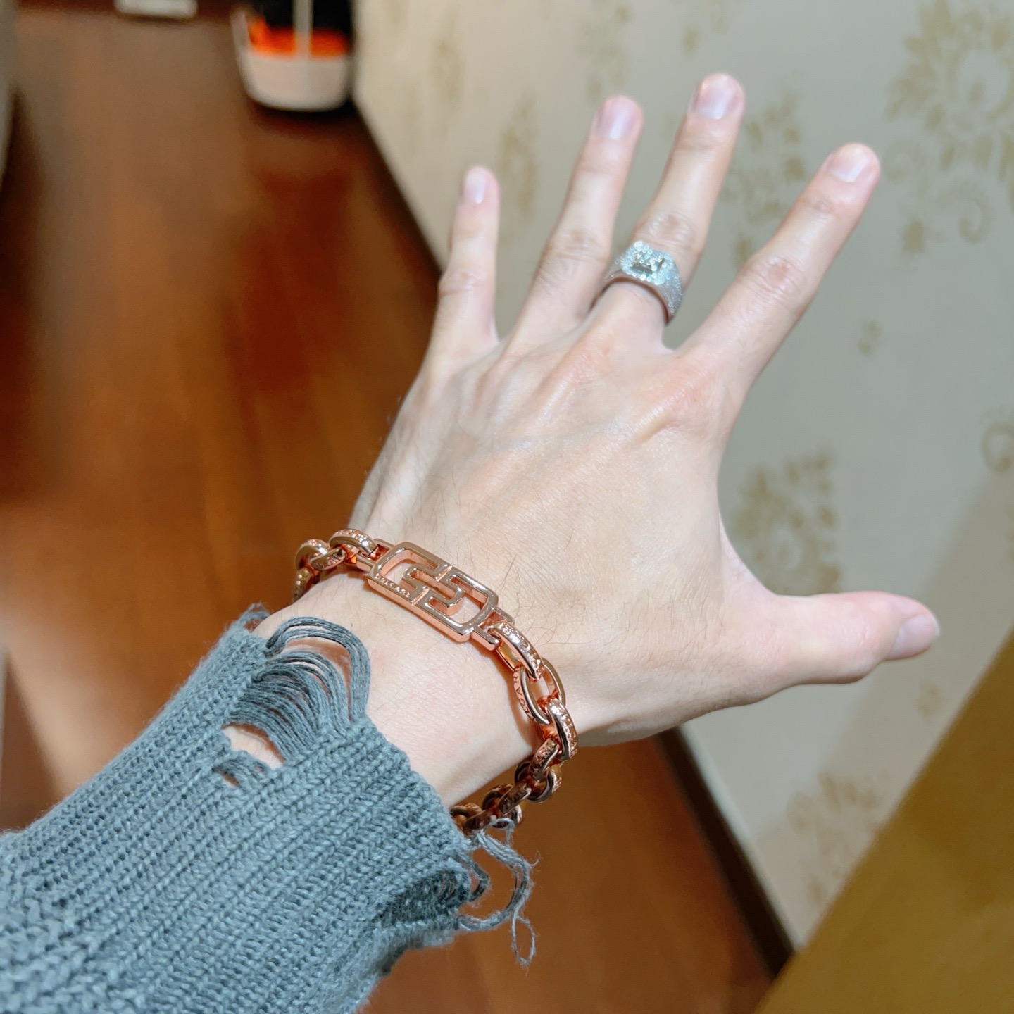Bvlgari Parentesi bracelet Rose Gold 18