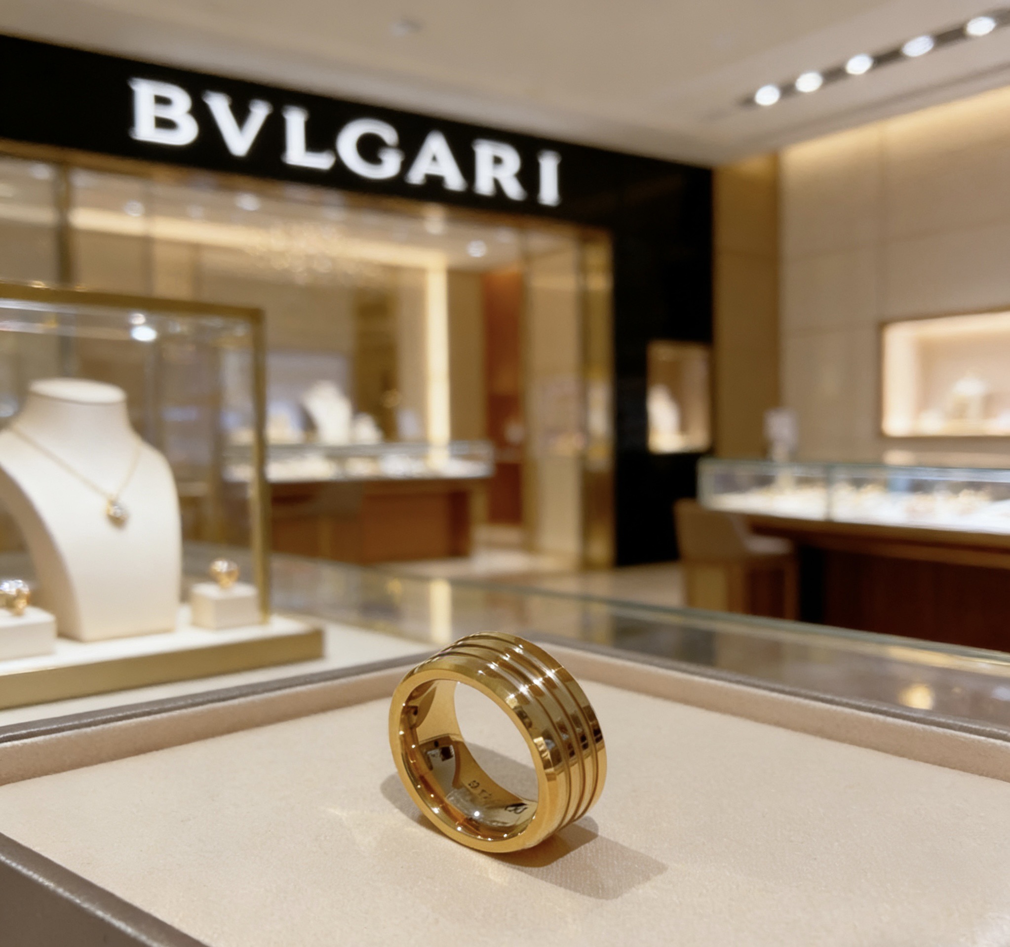 Bvlgari B zero1 ring 18k yellow gold 60