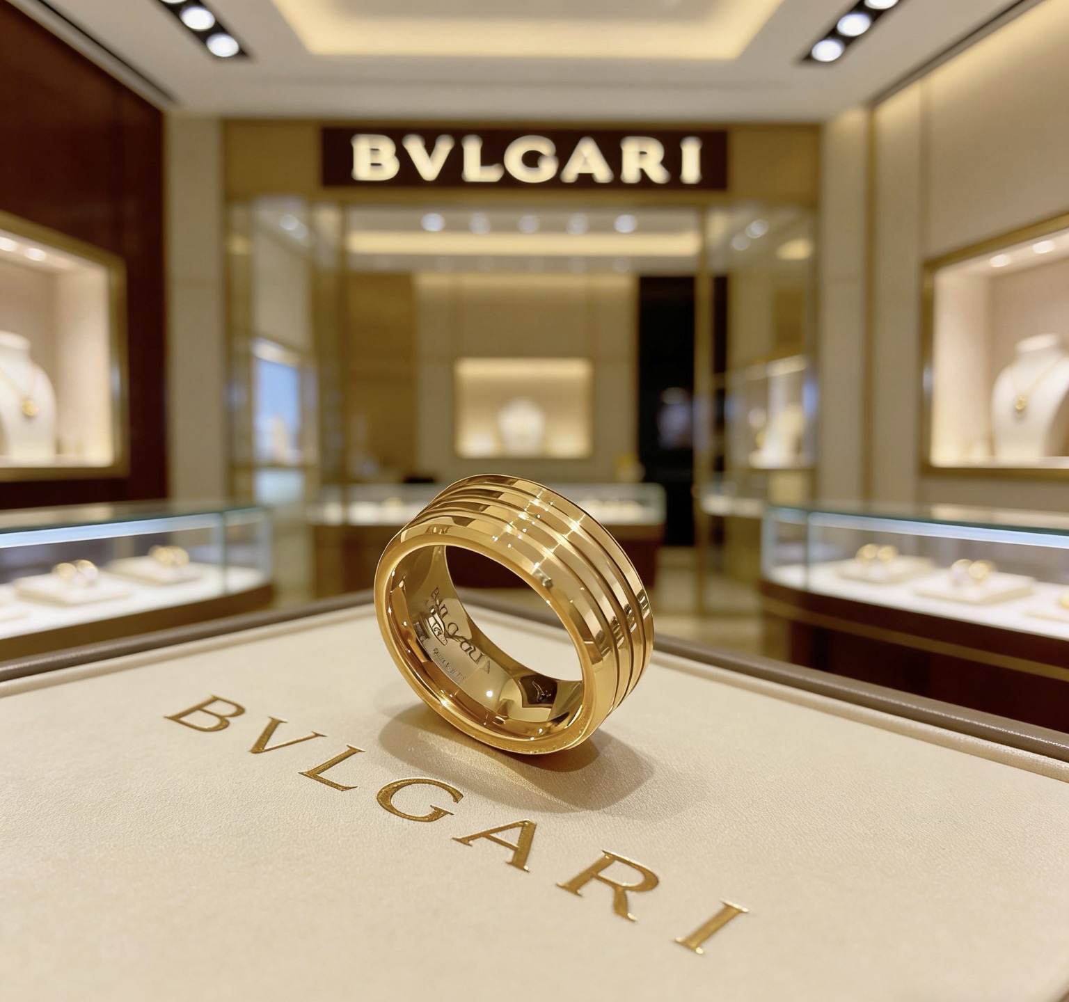 Bvlgari B zero1 ring 18k yellow gold 60