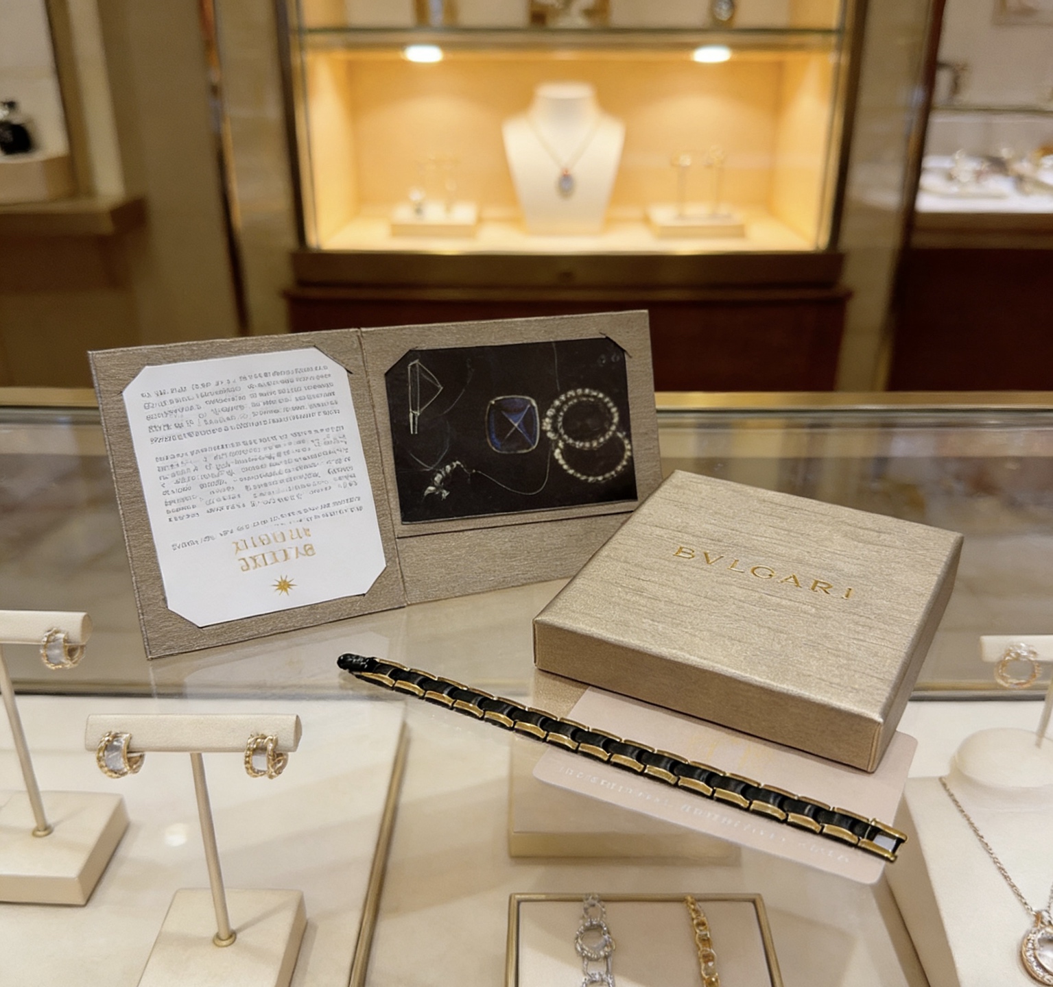 Bvlgari Divas Dream bracelet Yellow gold and black ceramic with silver-toned magnetic accents 19cm