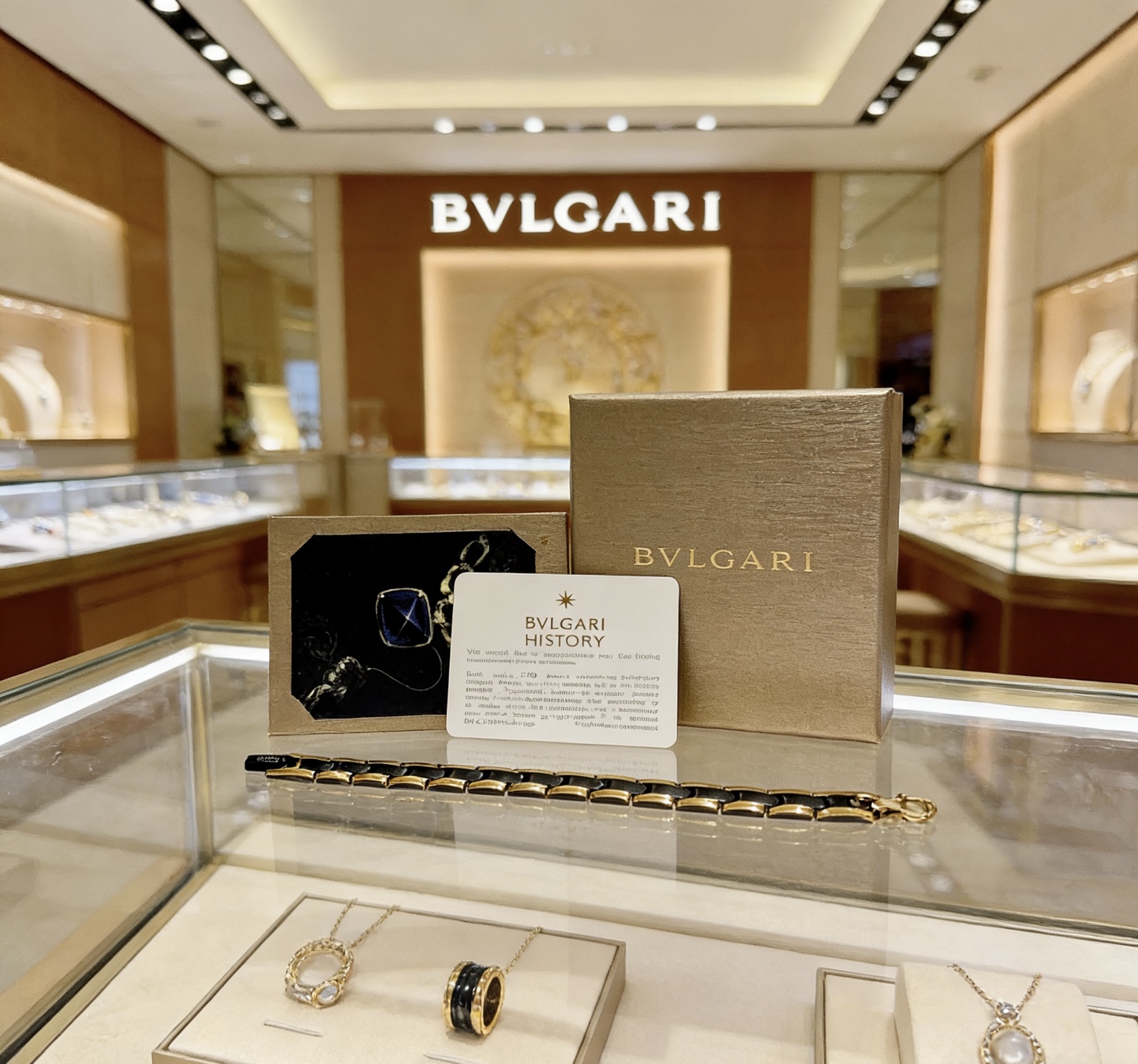 Bvlgari Divas Dream bracelet Yellow gold and black ceramic with silver-toned magnetic accents 19cm