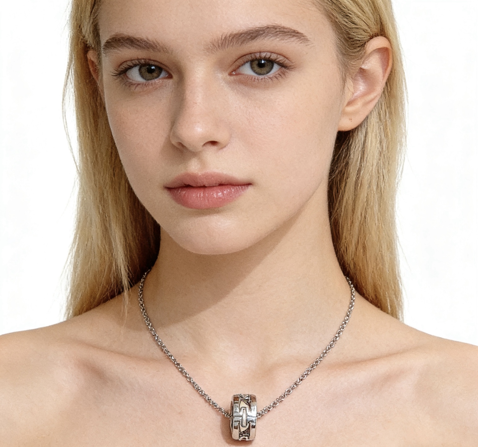 Bvlgari Parentesi necklace Silver-toned metal no gemstones 45cm