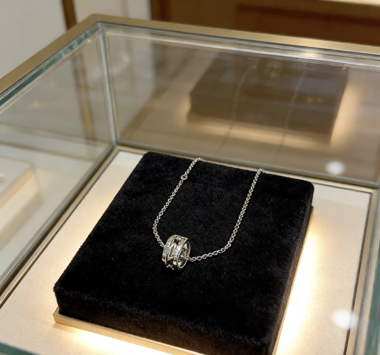Bvlgari Parentesi necklace Silver-toned metal no gemstones 45cm